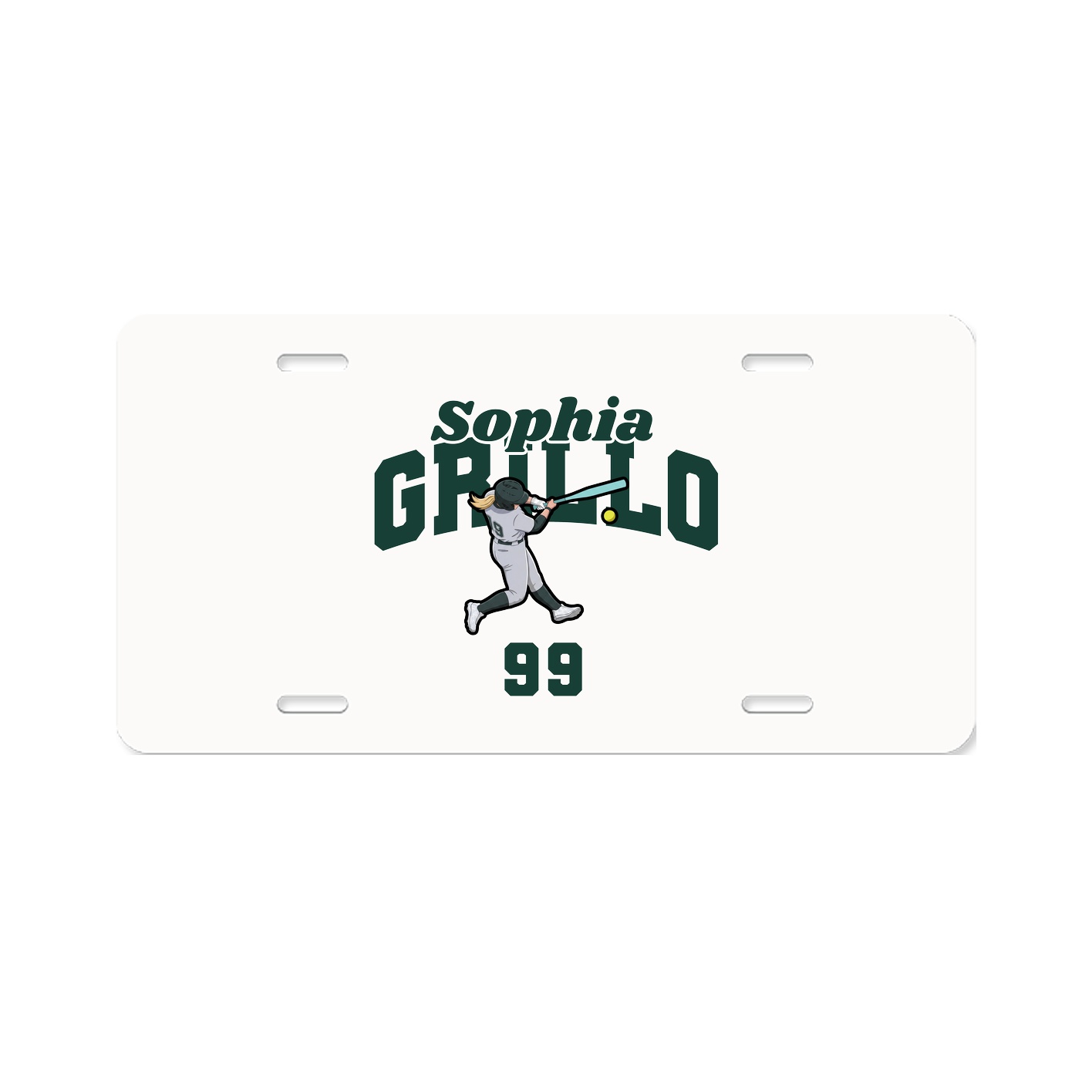 License Plate — Signature Arch in Classic