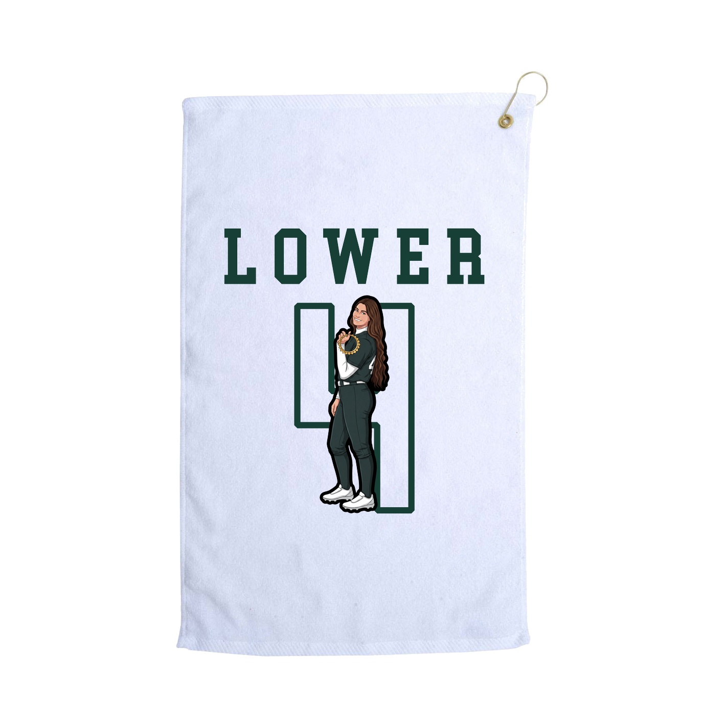 Golf Towel — Shirsey in White