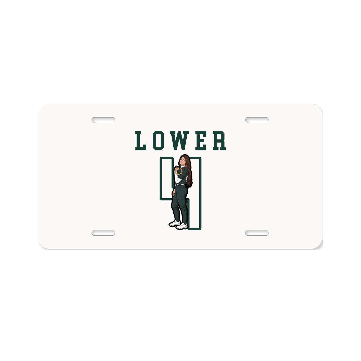 License Plate — Shirsey in Classic