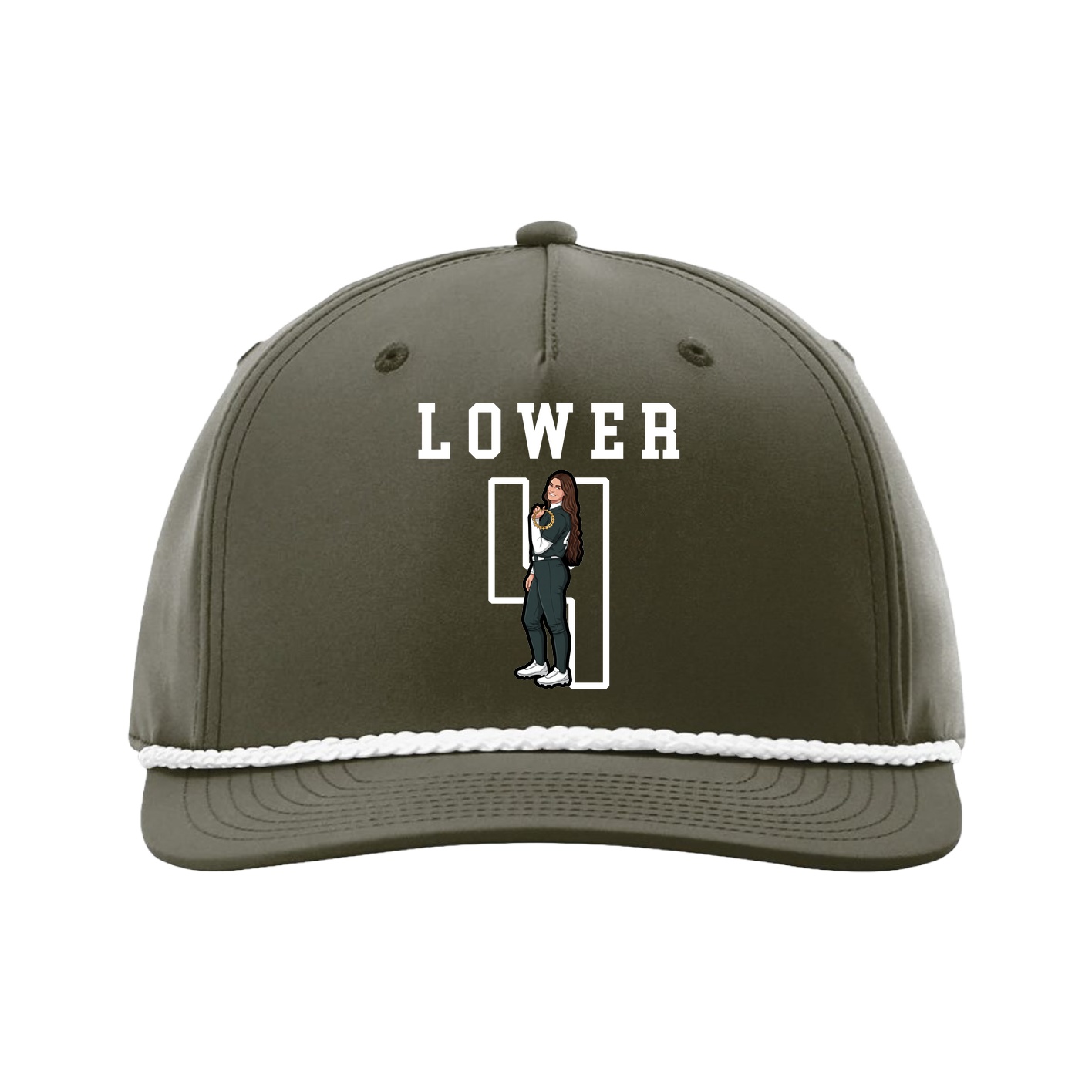 Five-Panel Classic Rope Cap — Shirsey in Green