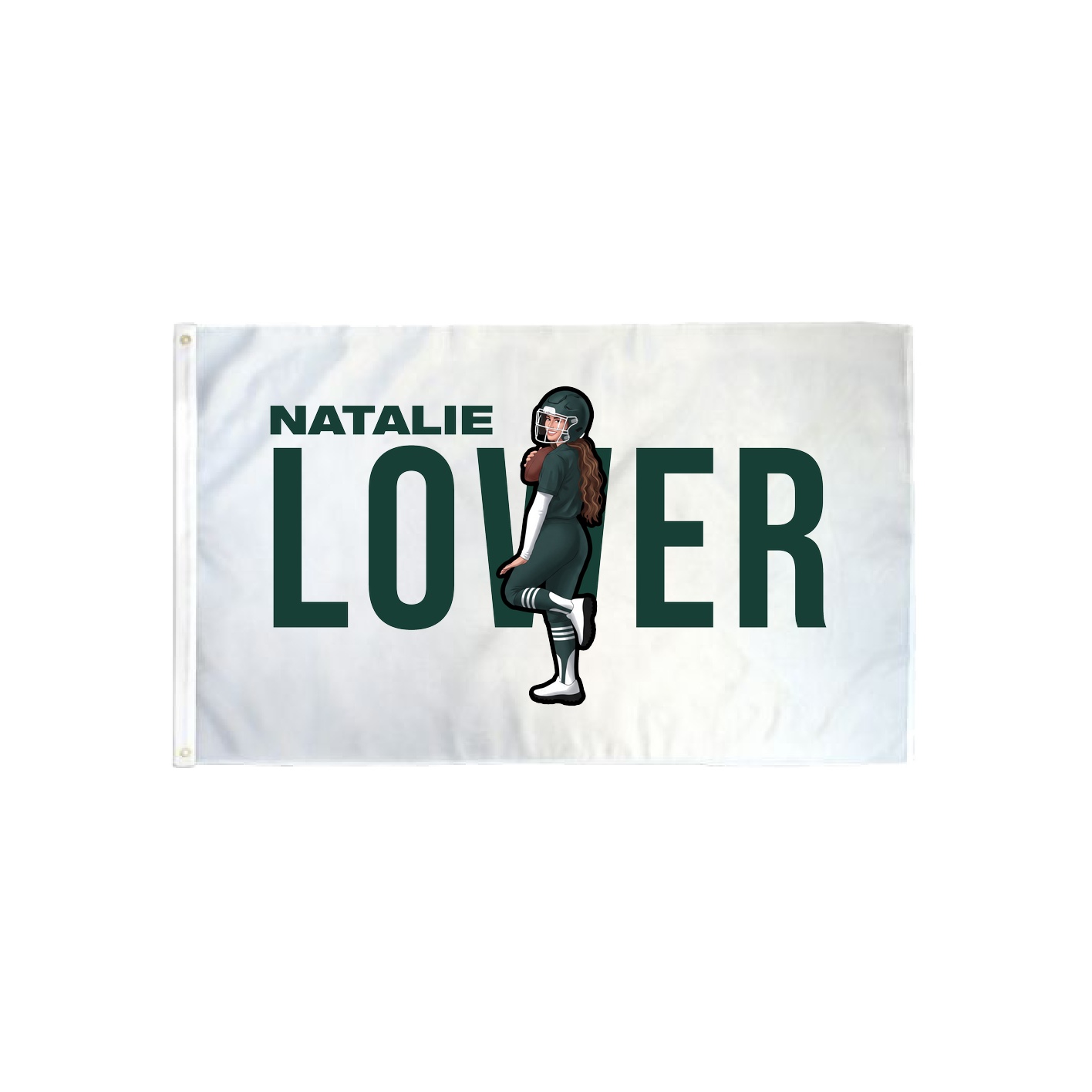 3x5 Flag — Player Name in Classic