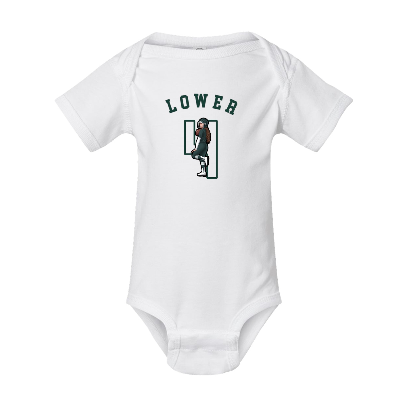 Baby Onesie — Shirsey Arch in White