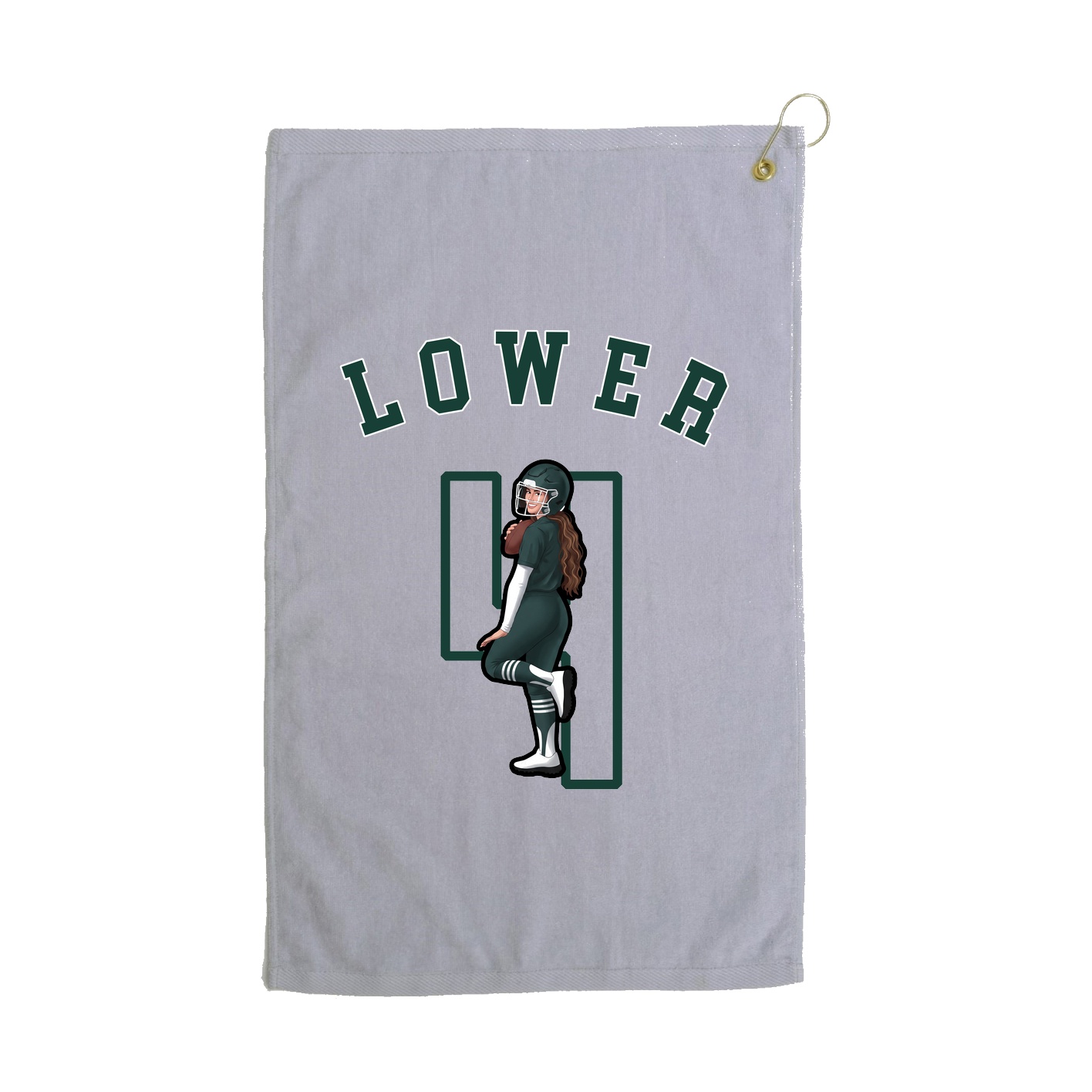 Golf Towel — Shirsey Arch in Grey