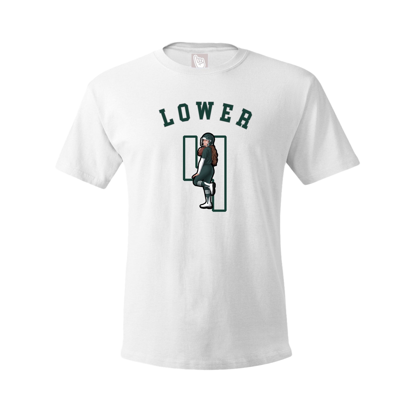 Youth Tee — Shirsey Arch in White