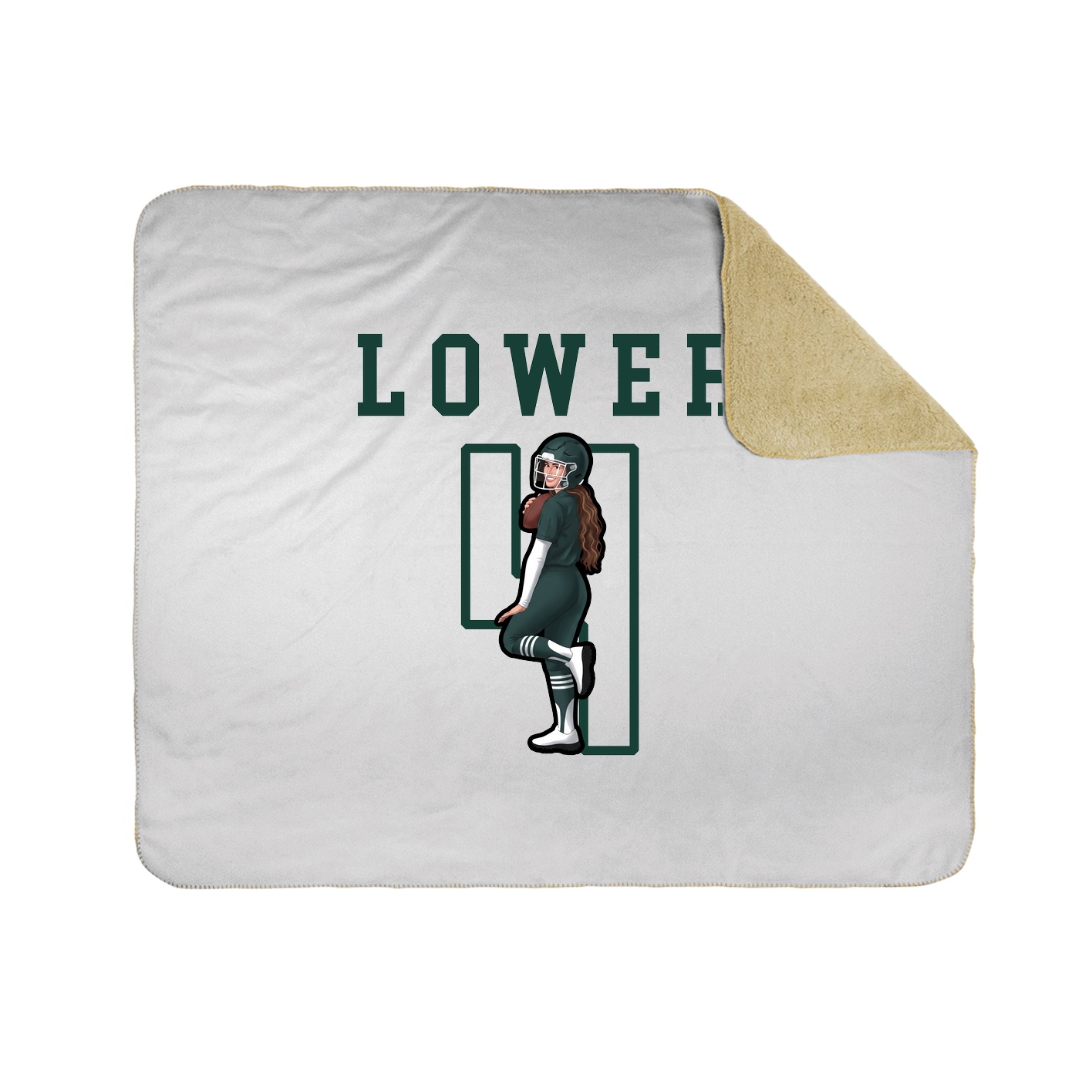 Throw Blanket — Shirsey in White