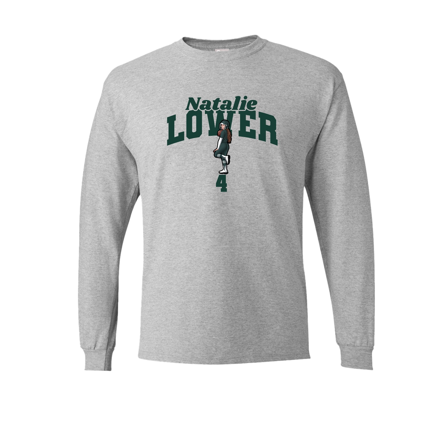 Long Sleeve Tee — Signature Arch in Grey
