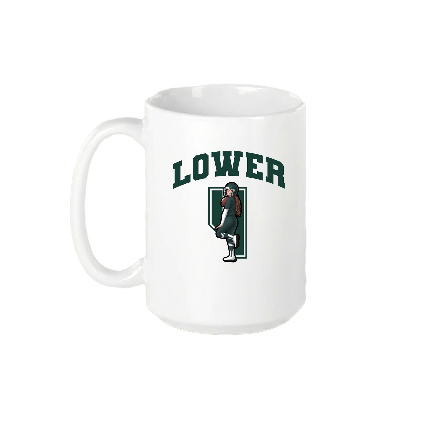 15oz Coffee Mug — Number in White