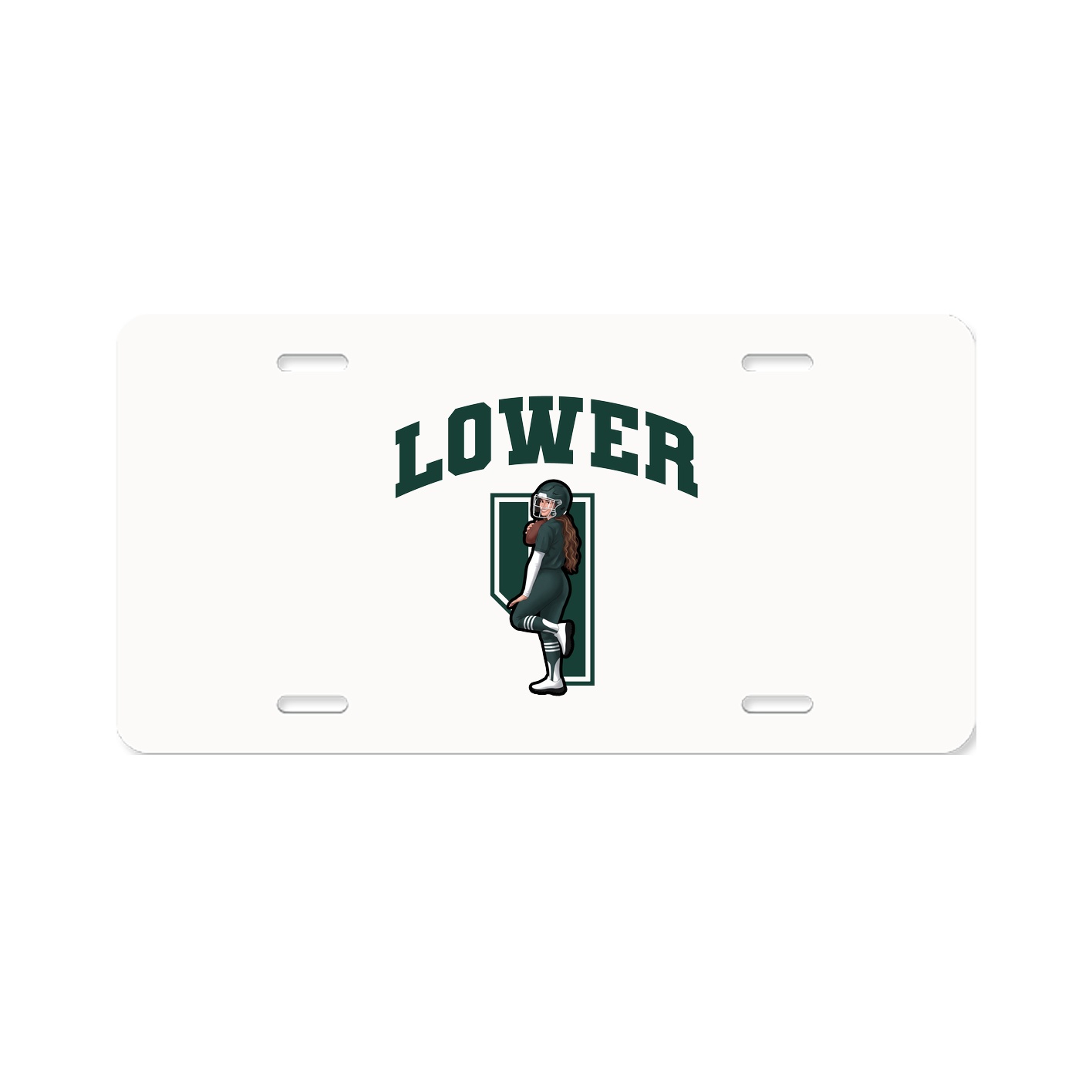 License Plate — Number in Classic