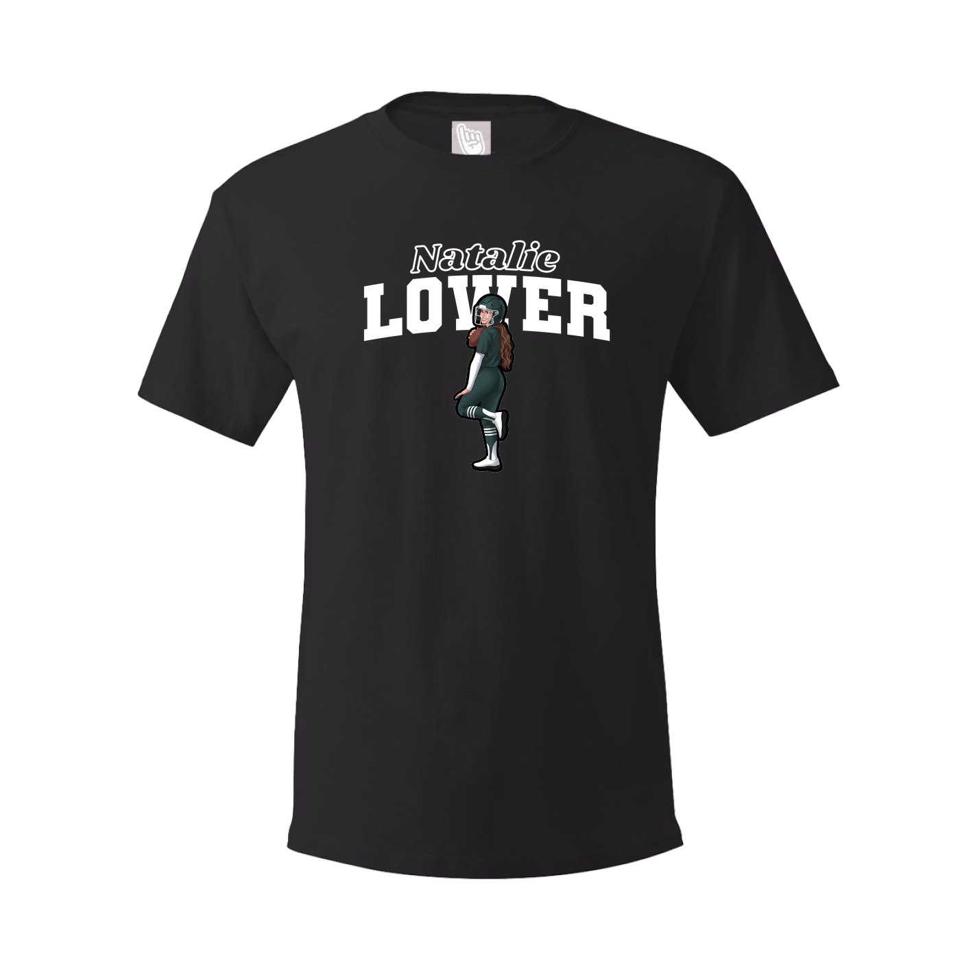 Youth Tee — Name Arch in Black