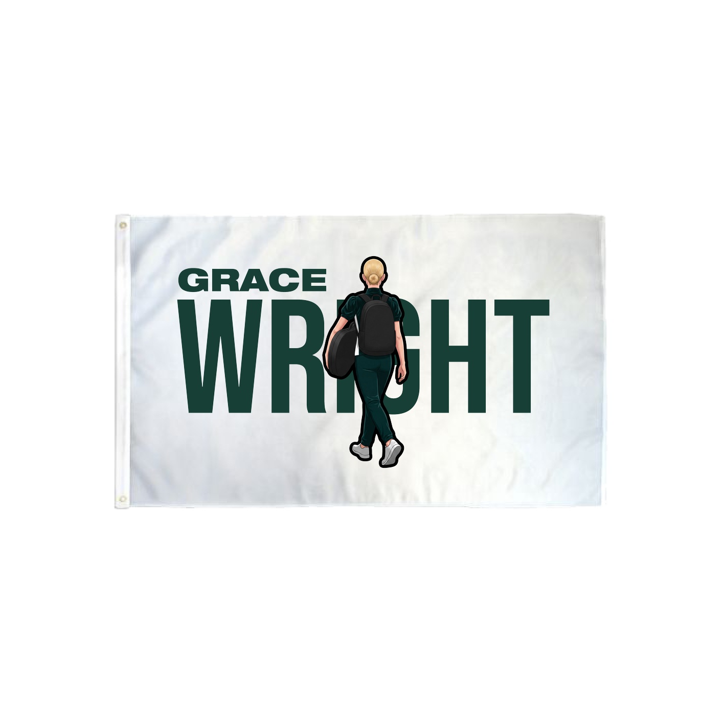 3x5 Flag — Player Name in Classic