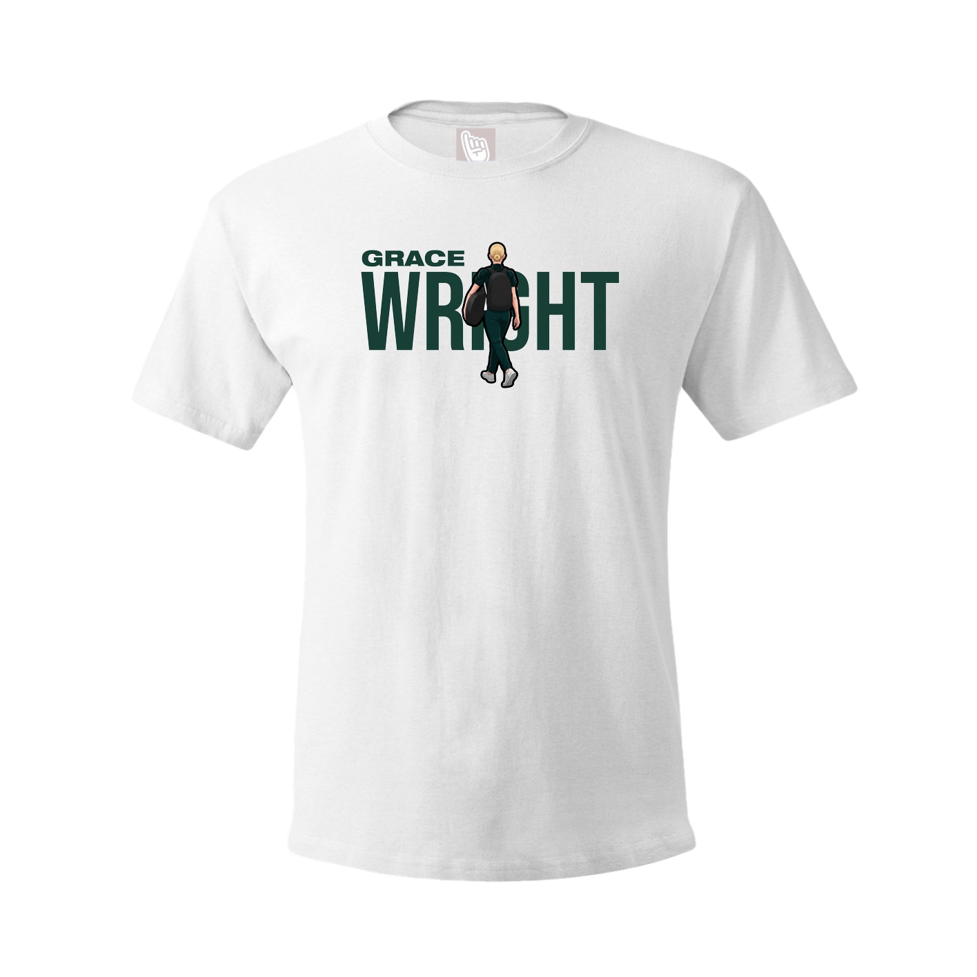 Youth Tee — Player Name in White