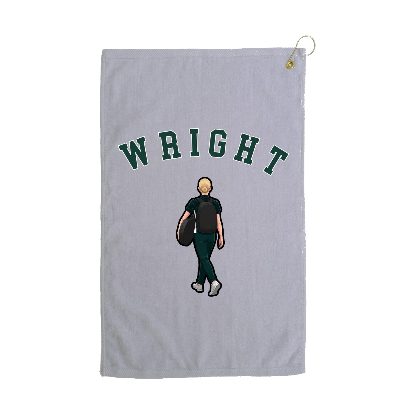Golf Towel — Shirsey Arch in Grey