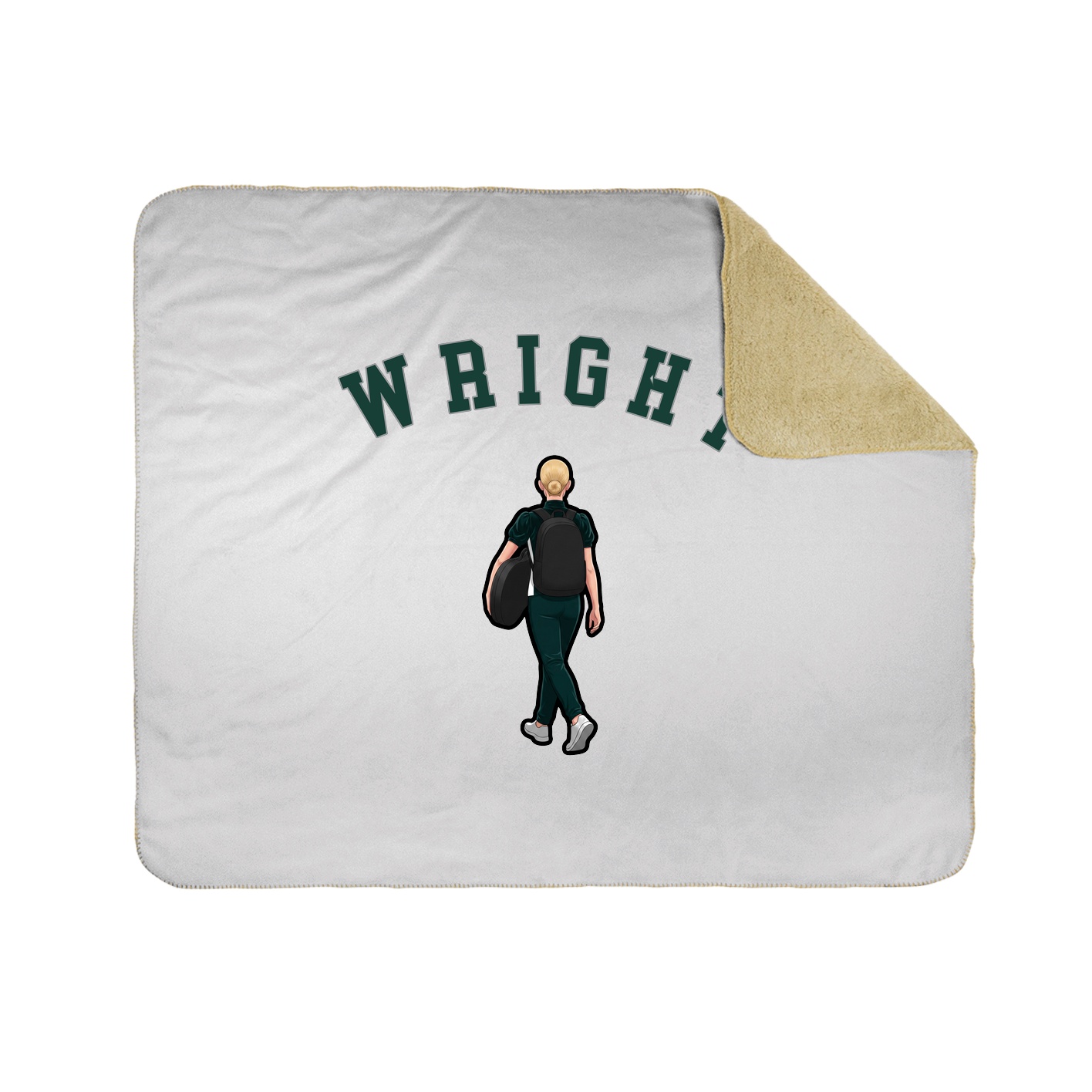 Throw Blanket — Shirsey Arch in White