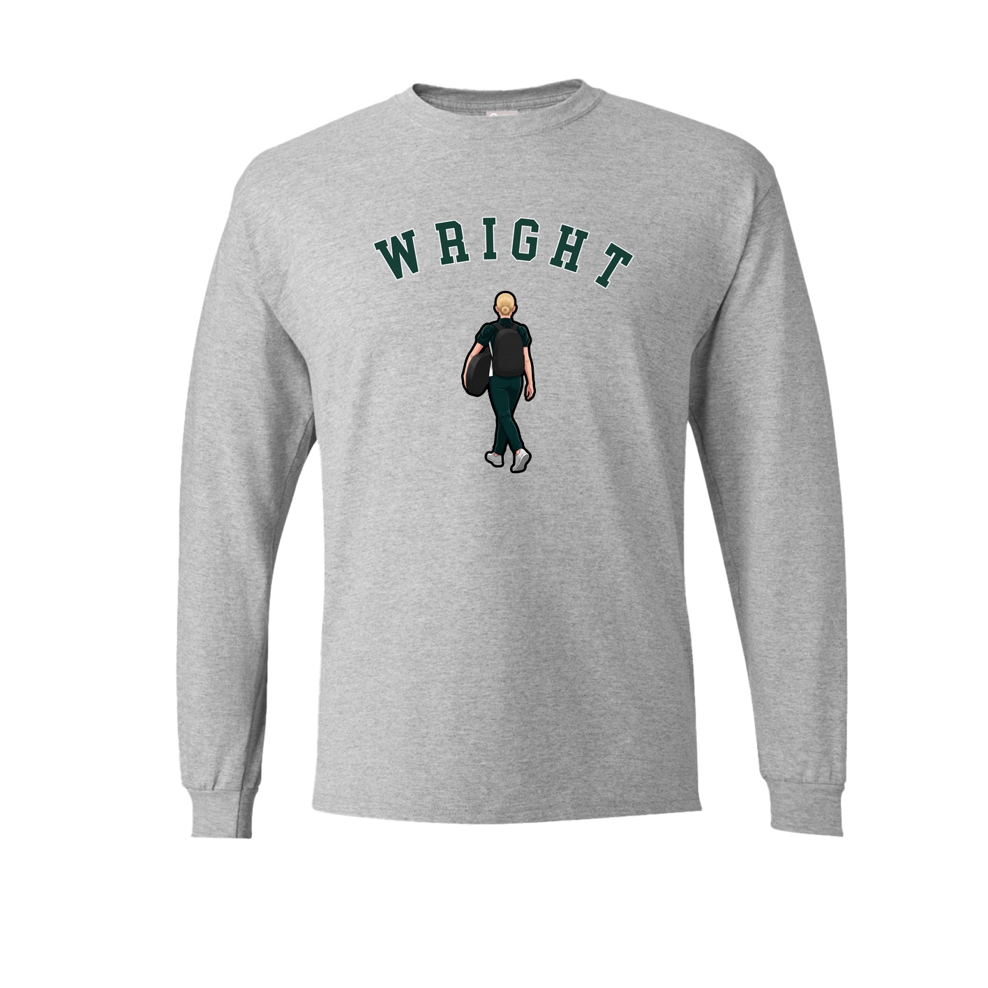 Long Sleeve Tee — Shirsey Arch in Grey