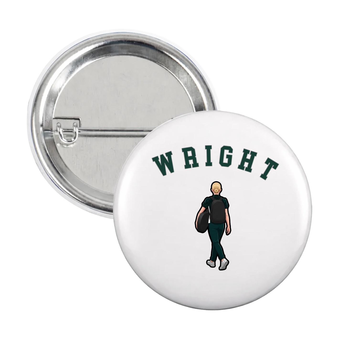 Game Day Button — Shirsey Arch in White
