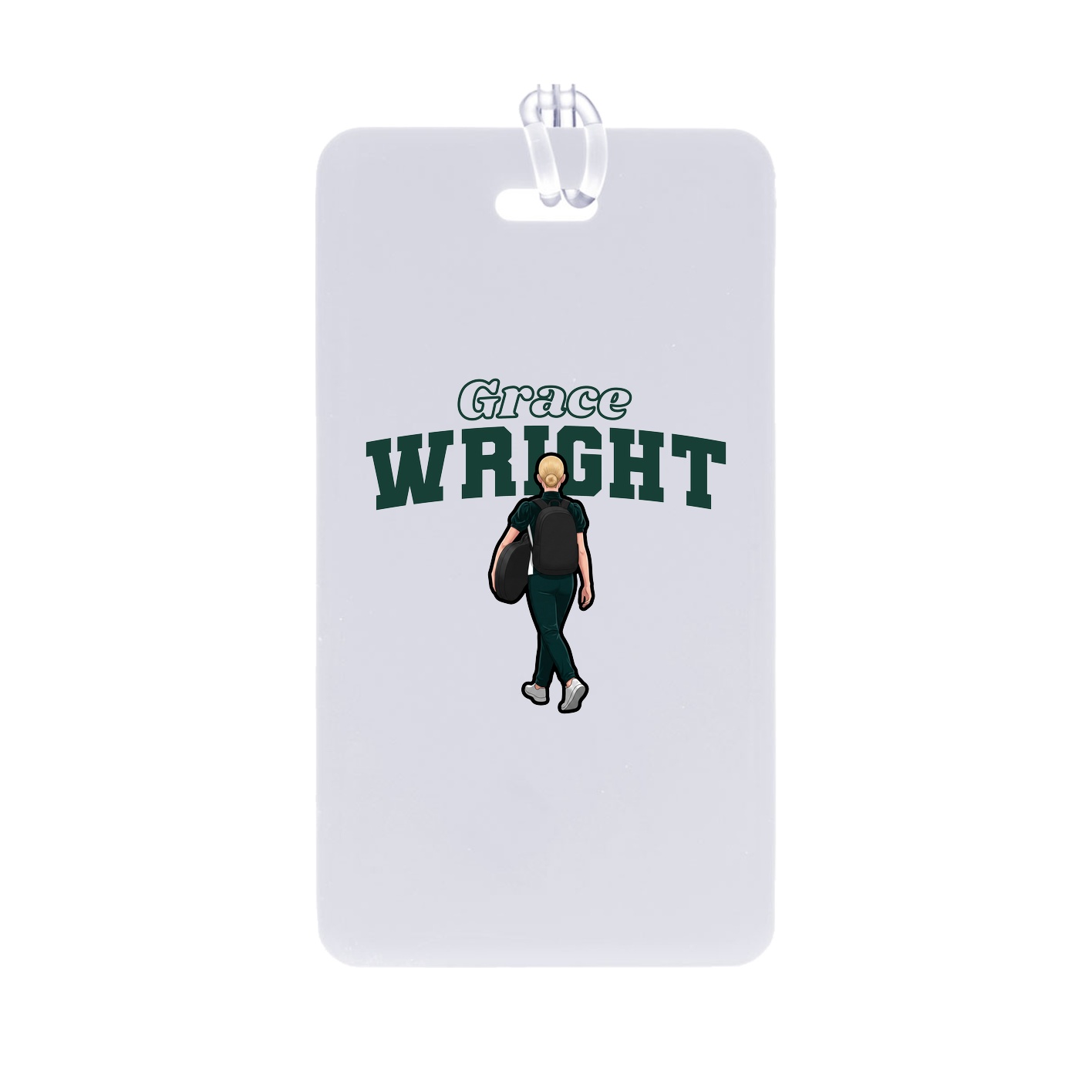 Bag Tag — Name Arch in Classic