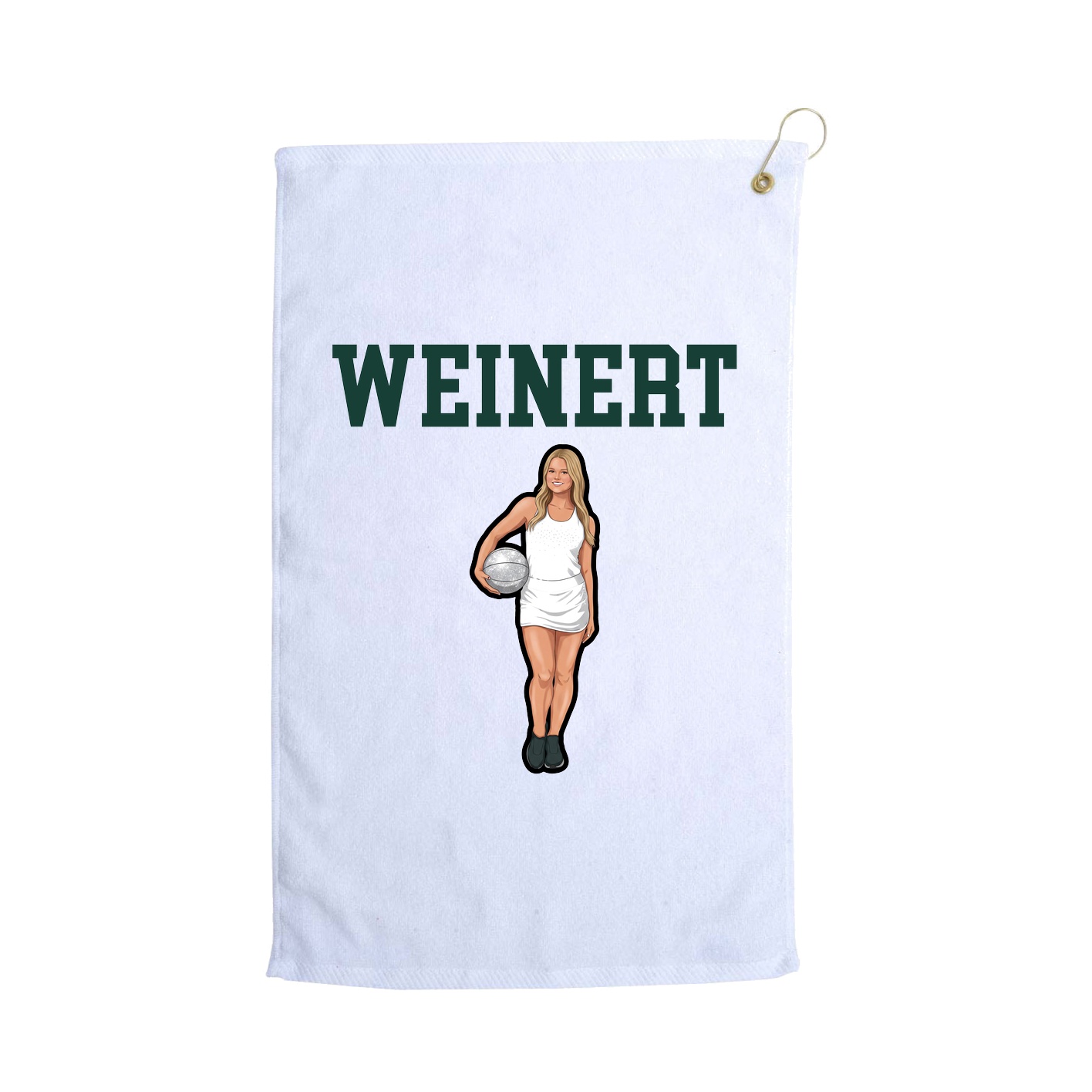 Golf Towel — Shirsey in White