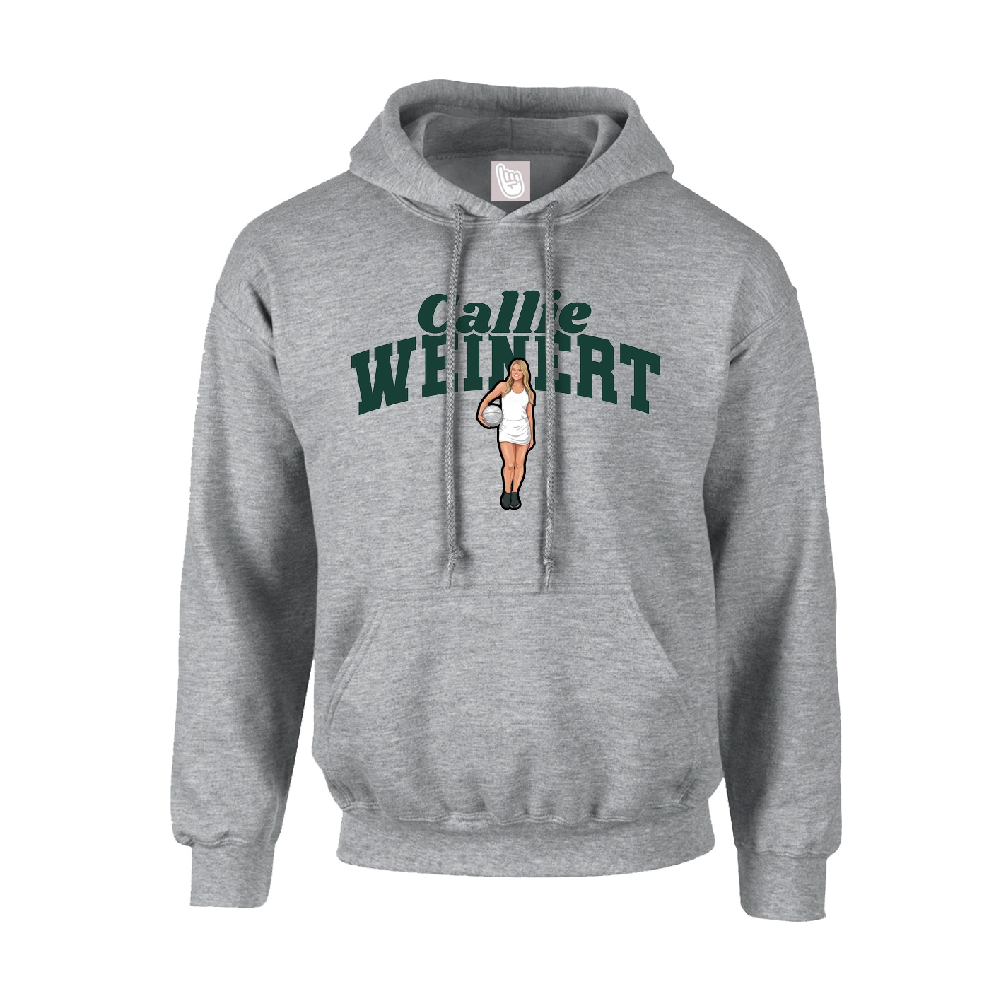 Hoodie — Signature Arch in Grey