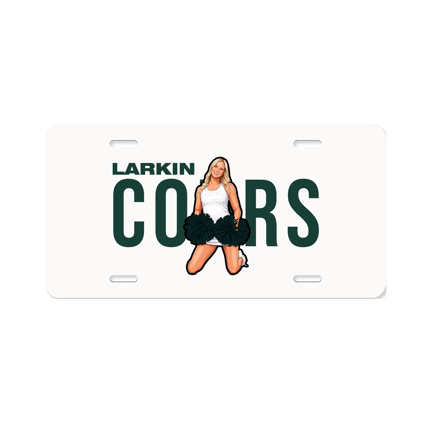 License Plate — Player Name in Classic