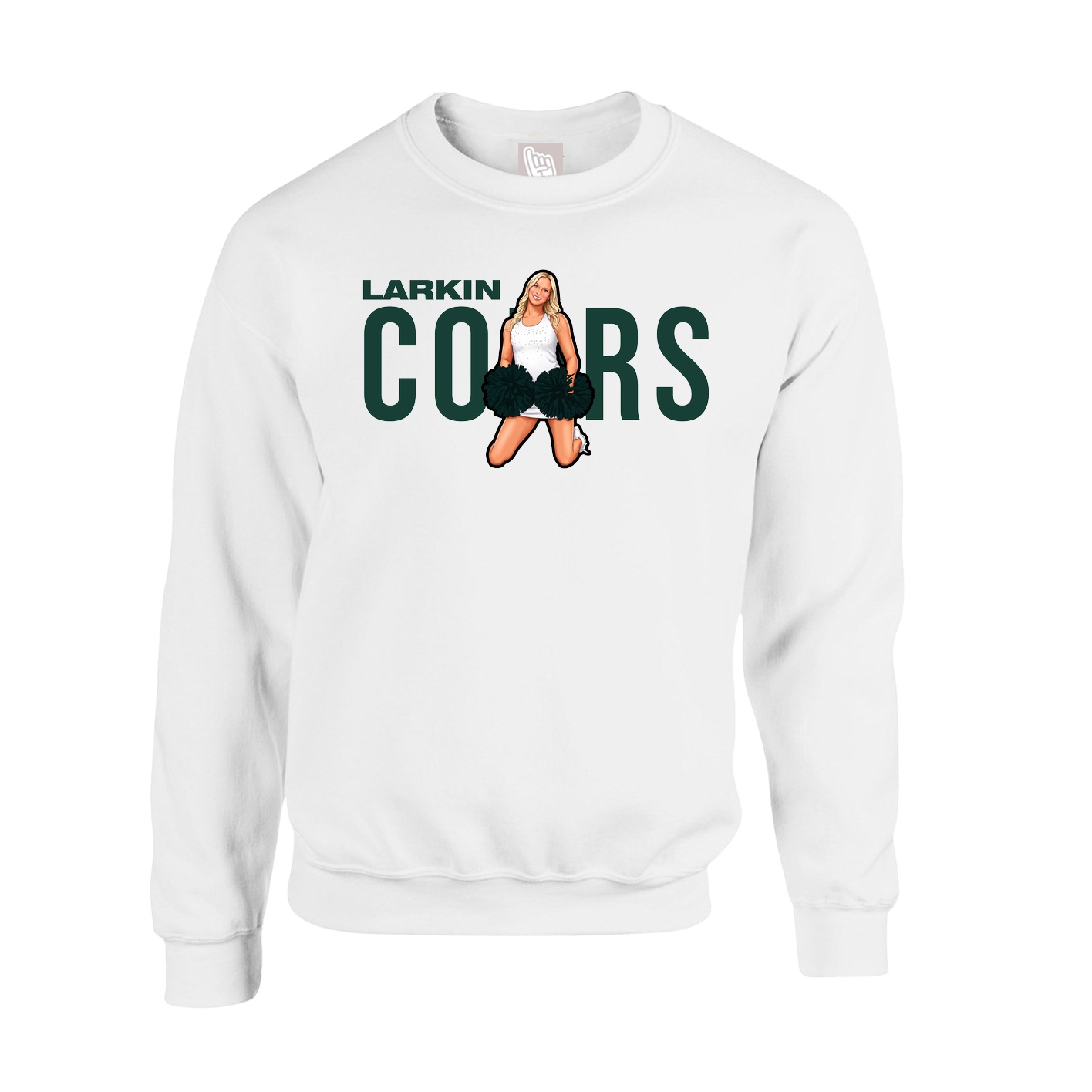 Fleece Crew — Player Name in White