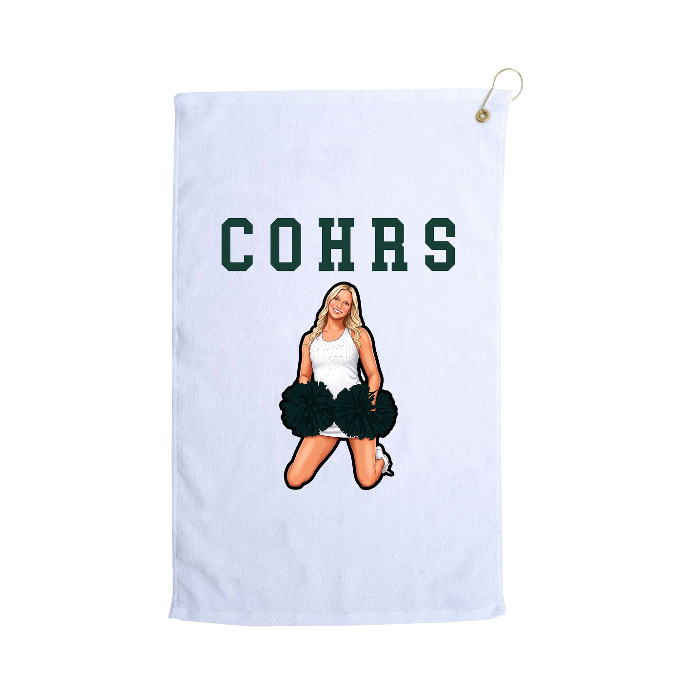 Golf Towel — Shirsey in White
