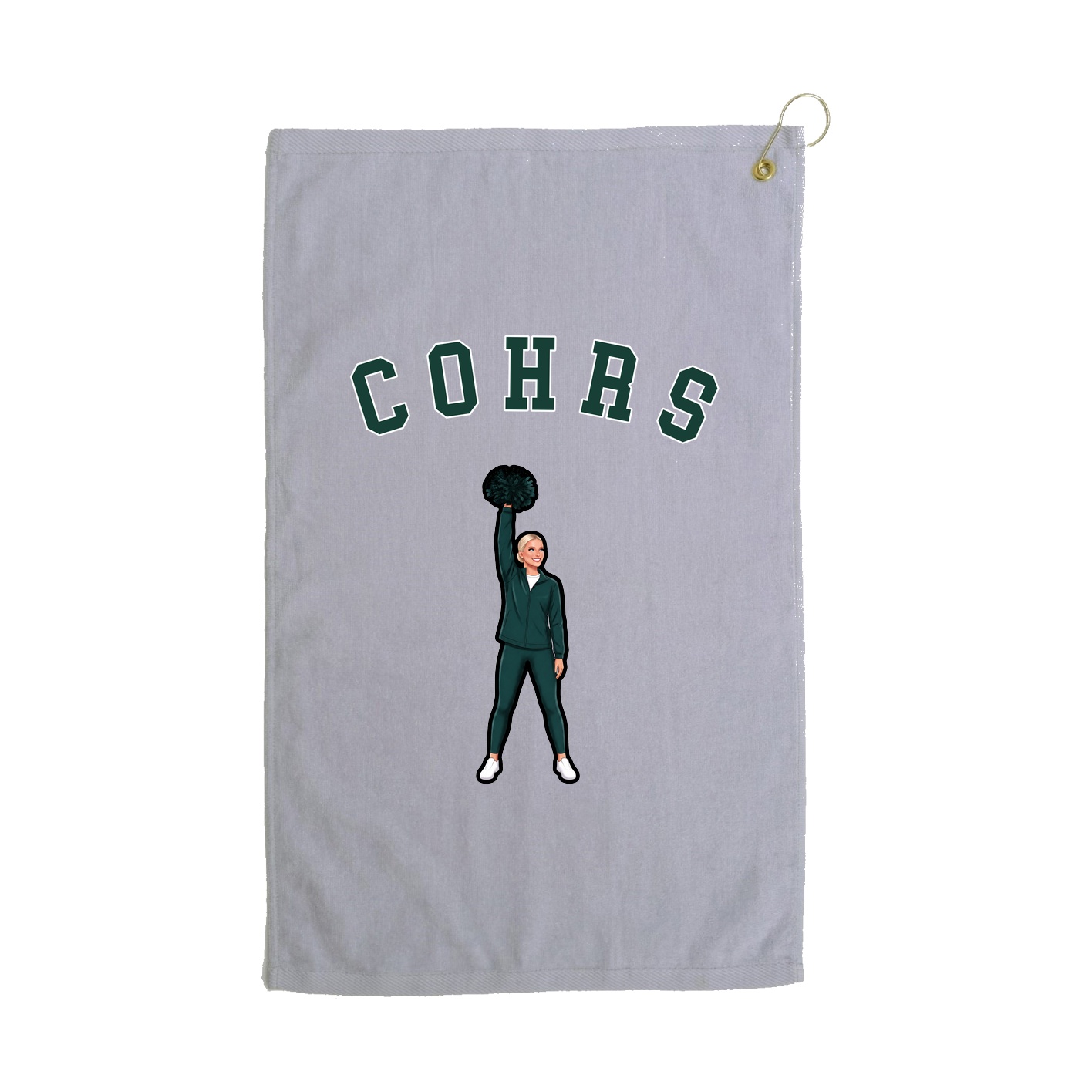 Golf Towel — Shirsey Arch in Grey