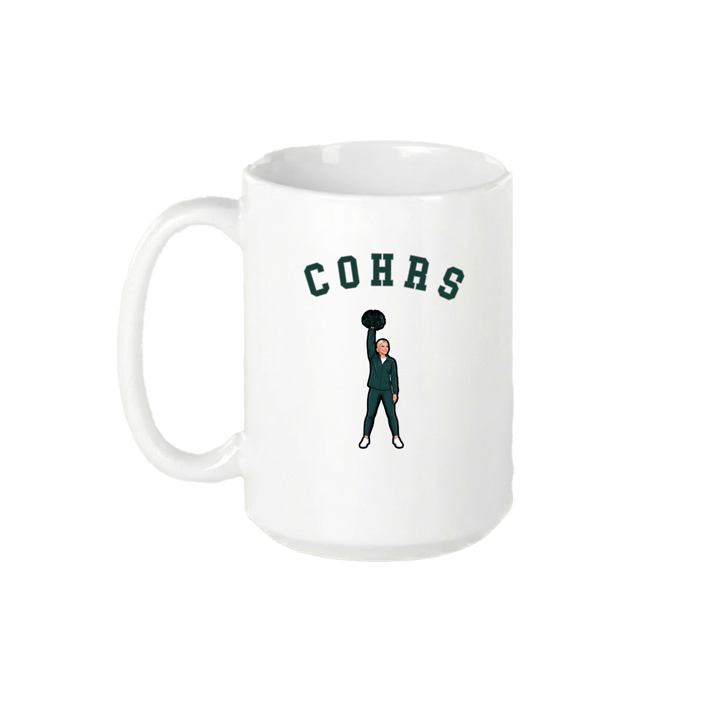 15oz Coffee Mug — Shirsey Arch in White