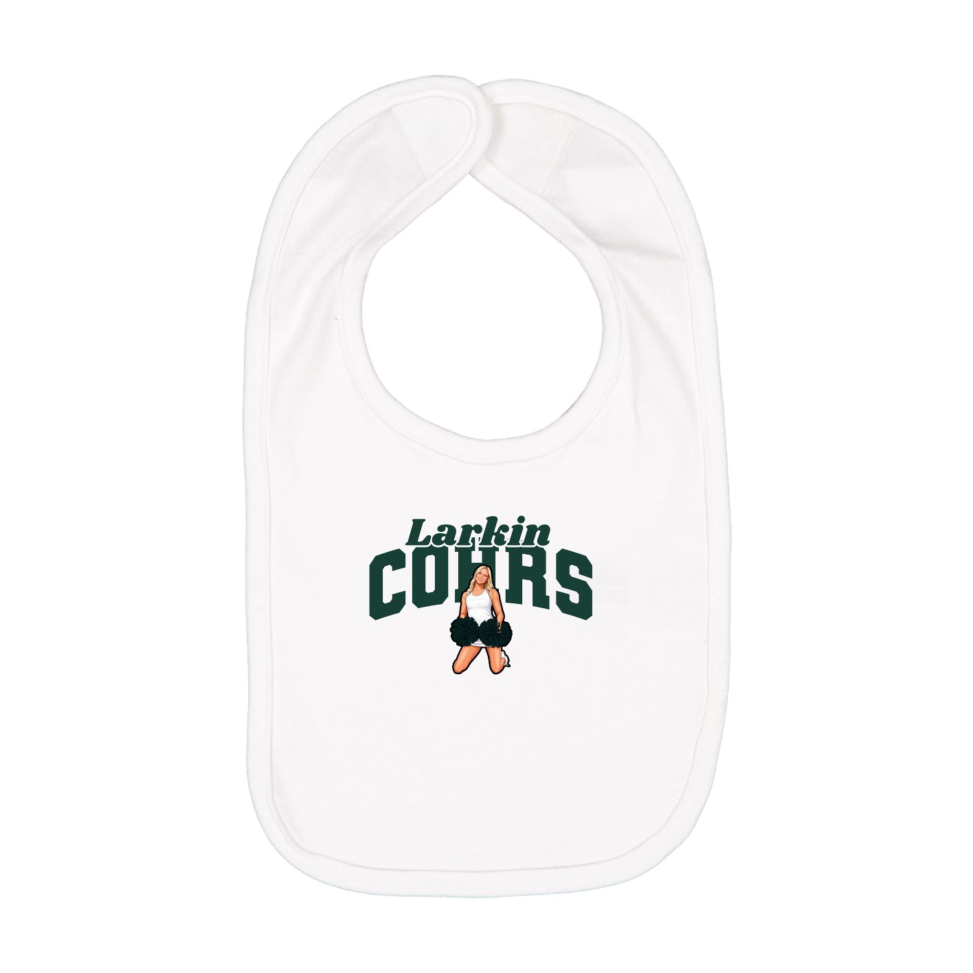 Infant Bib — Signature Arch in White
