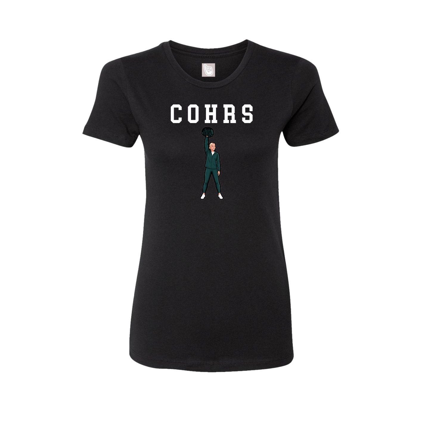 Fitted Women's Tee — Shirsey in Black