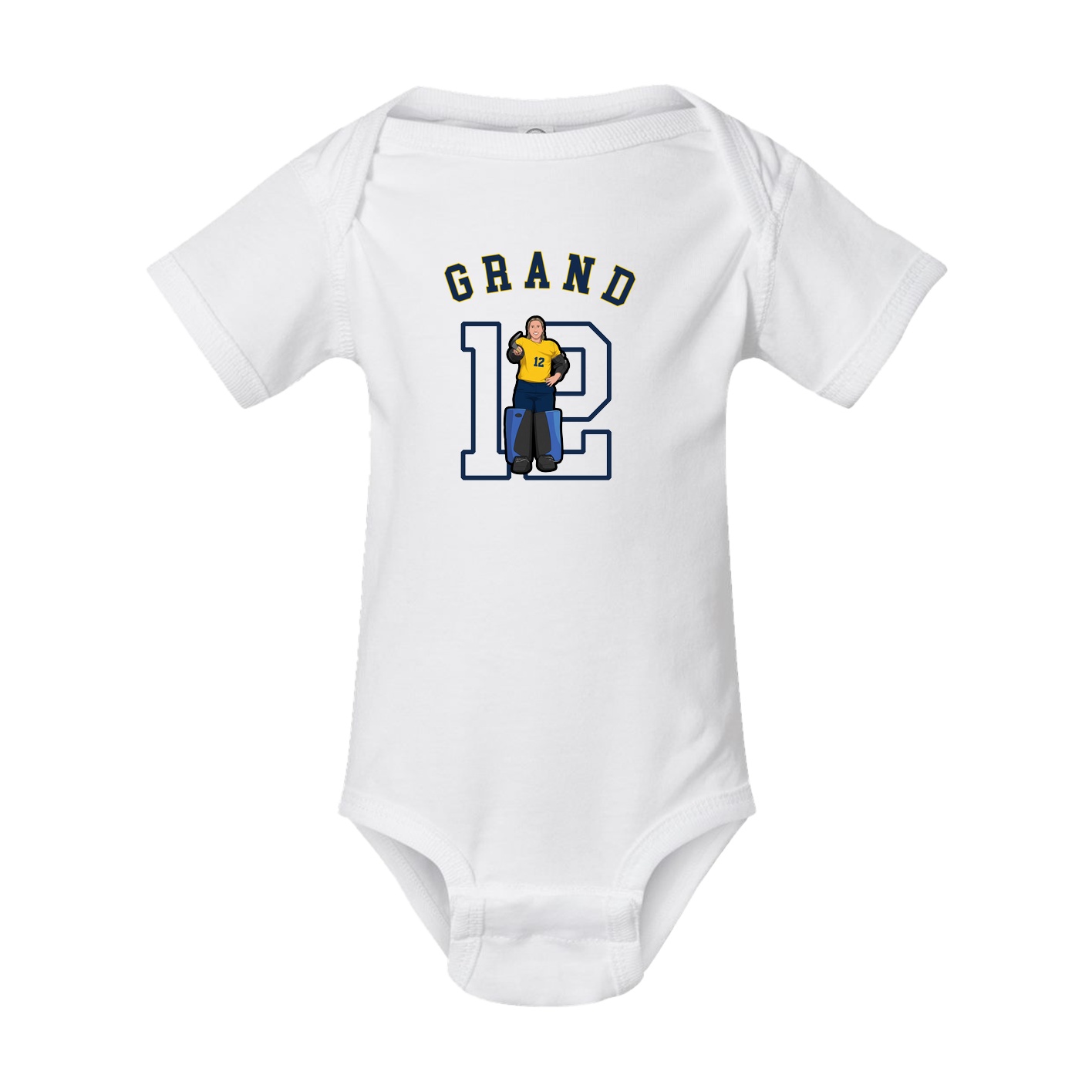 Baby Onesie — Shirsey Arch in White