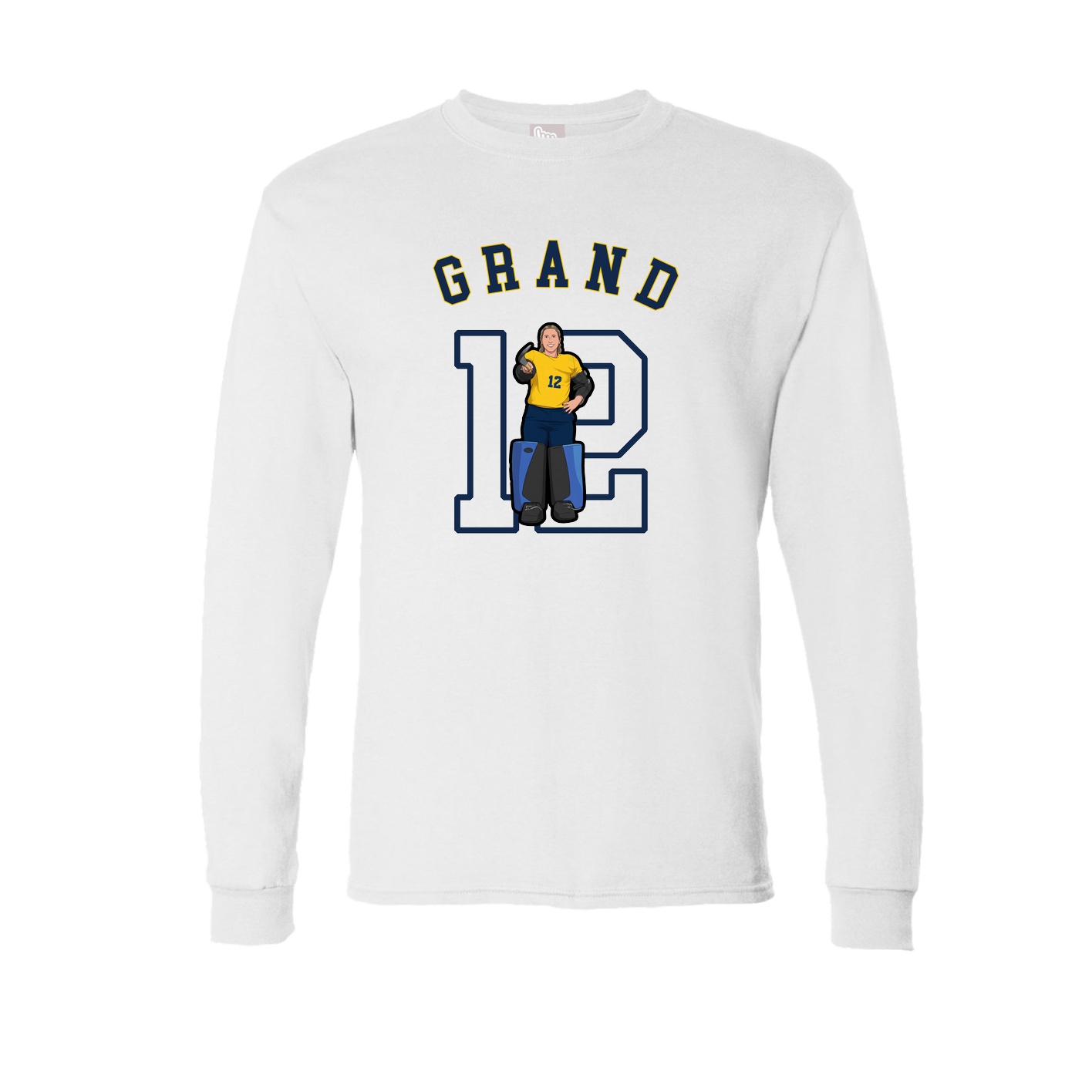 Long Sleeve Tee — Shirsey Arch in White