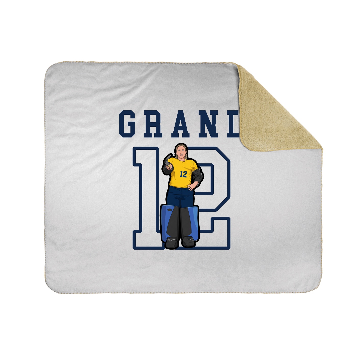Throw Blanket — Shirsey in White