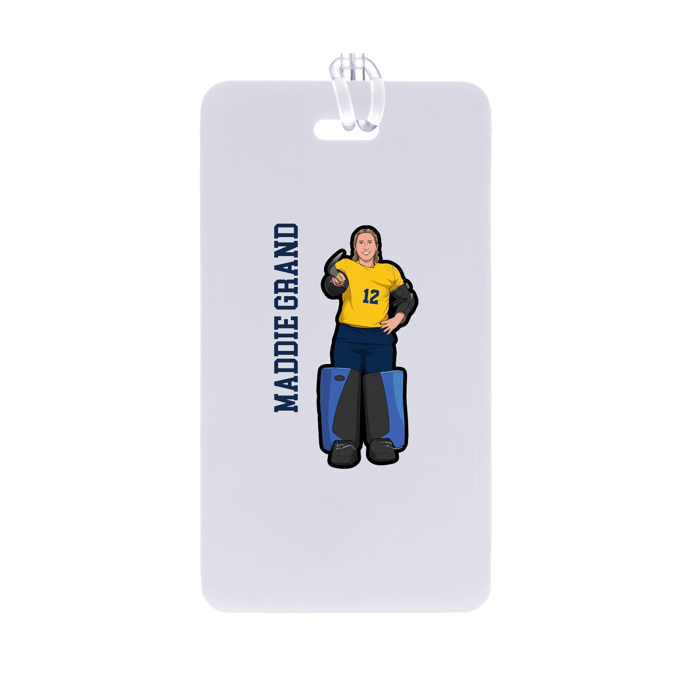 Bag Tag — Name Vertical in Classic