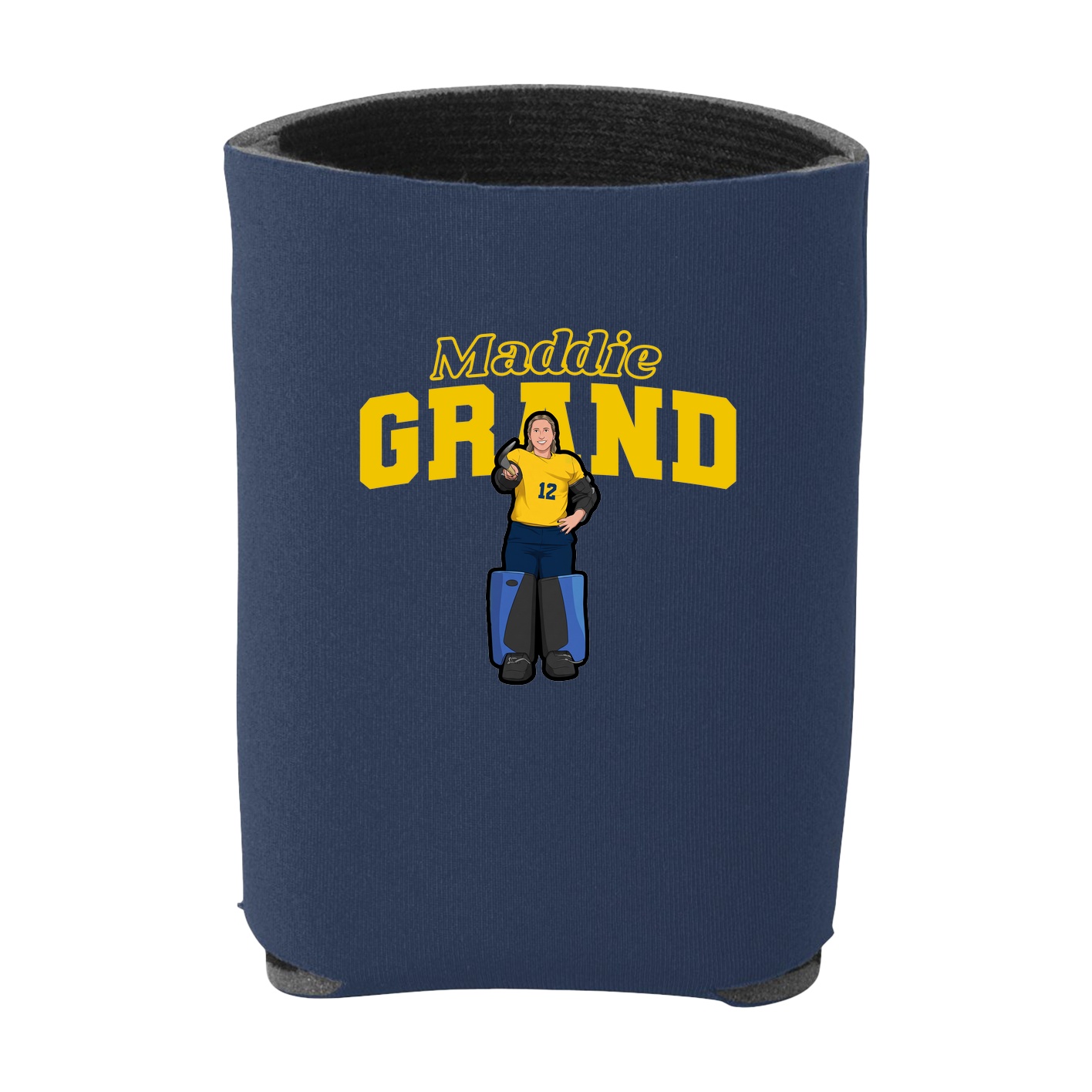 Can Holder — Name Arch in Navy