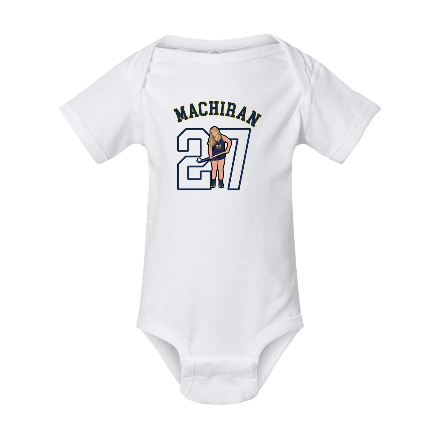 Baby Onesie — Shirsey Arch in White