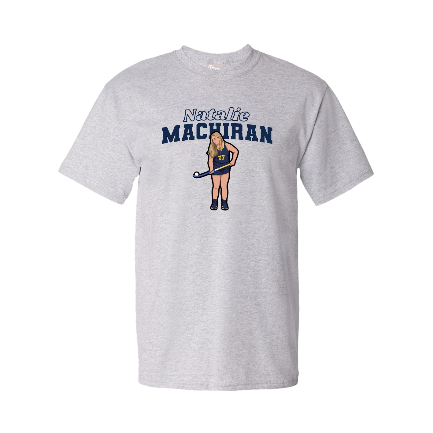 Tee — Name Arch in Grey
