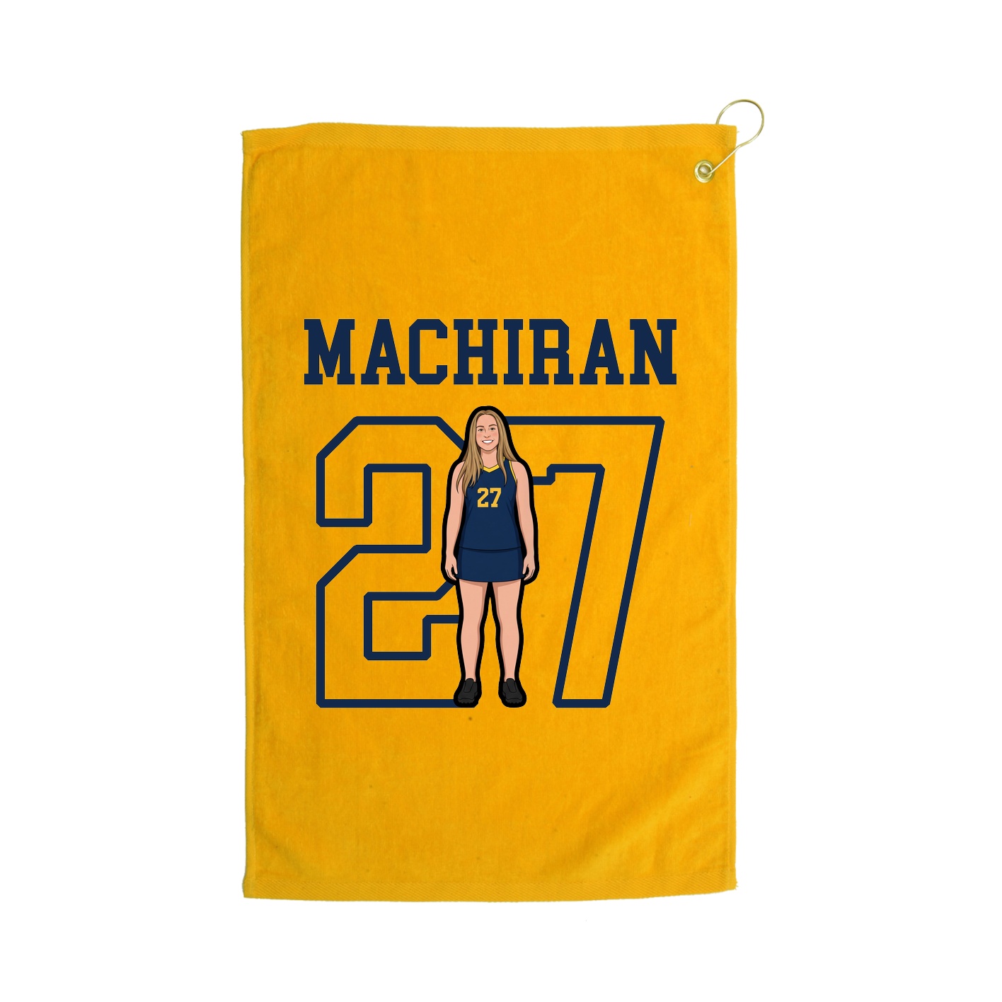 Golf Towel — Shirsey in Gold
