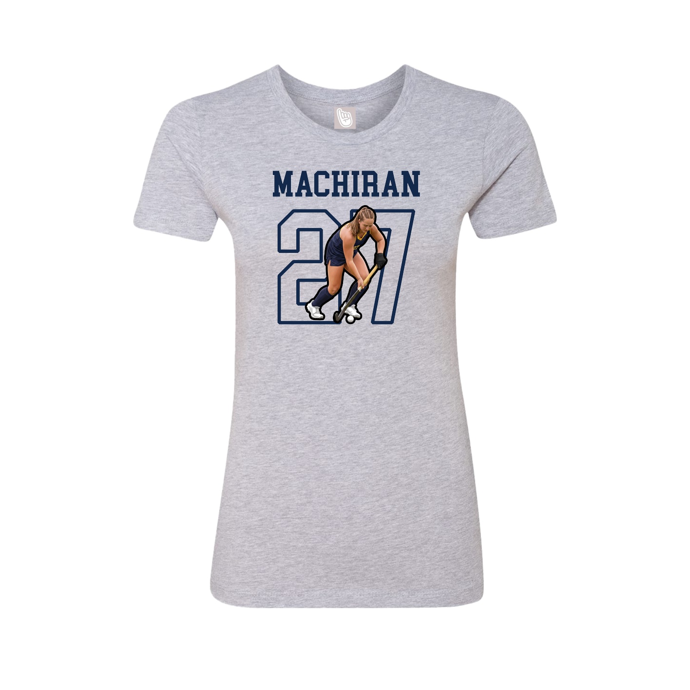 Fitted Women's Tee — Shirsey in Grey