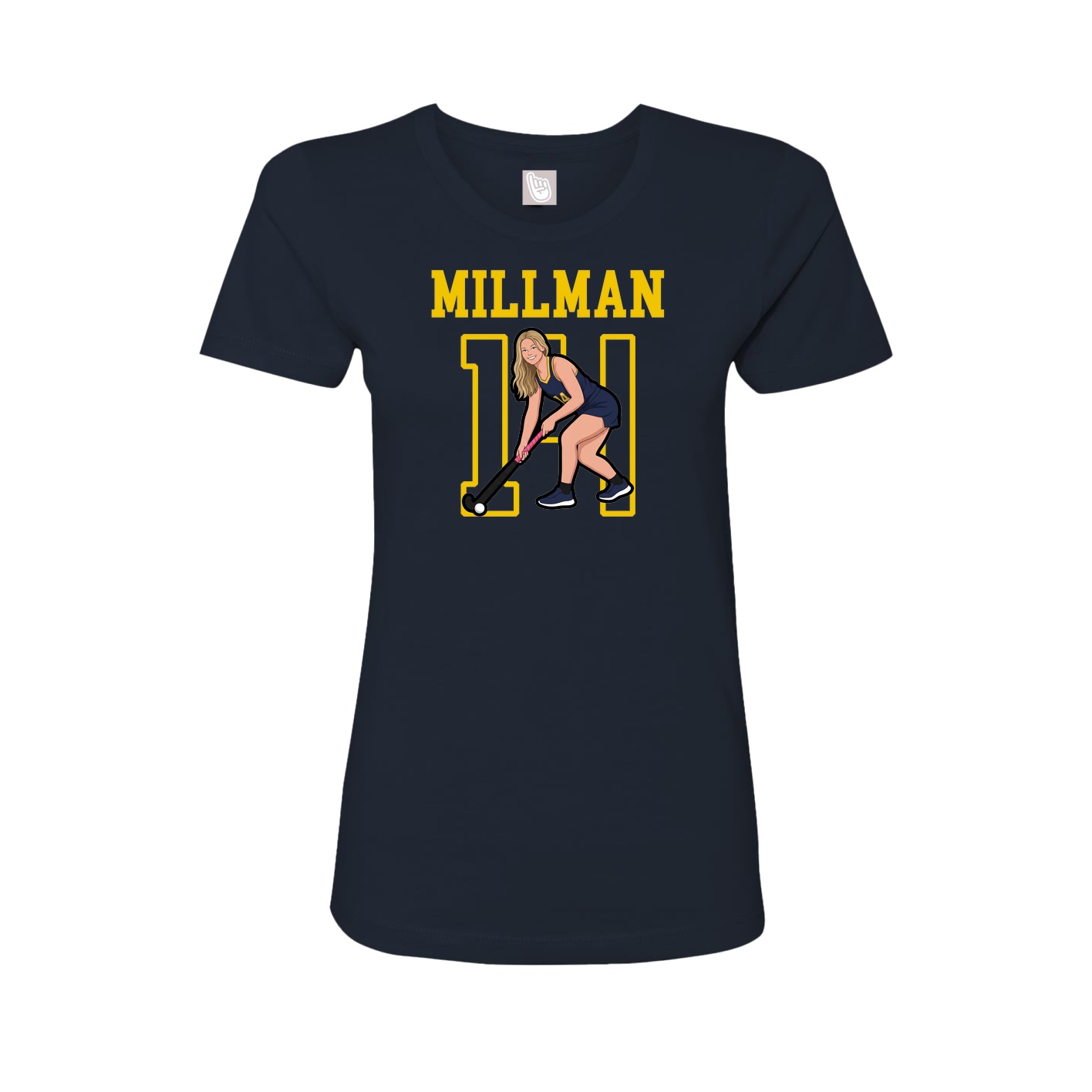 Fitted Women's Tee — Shirsey in Navy