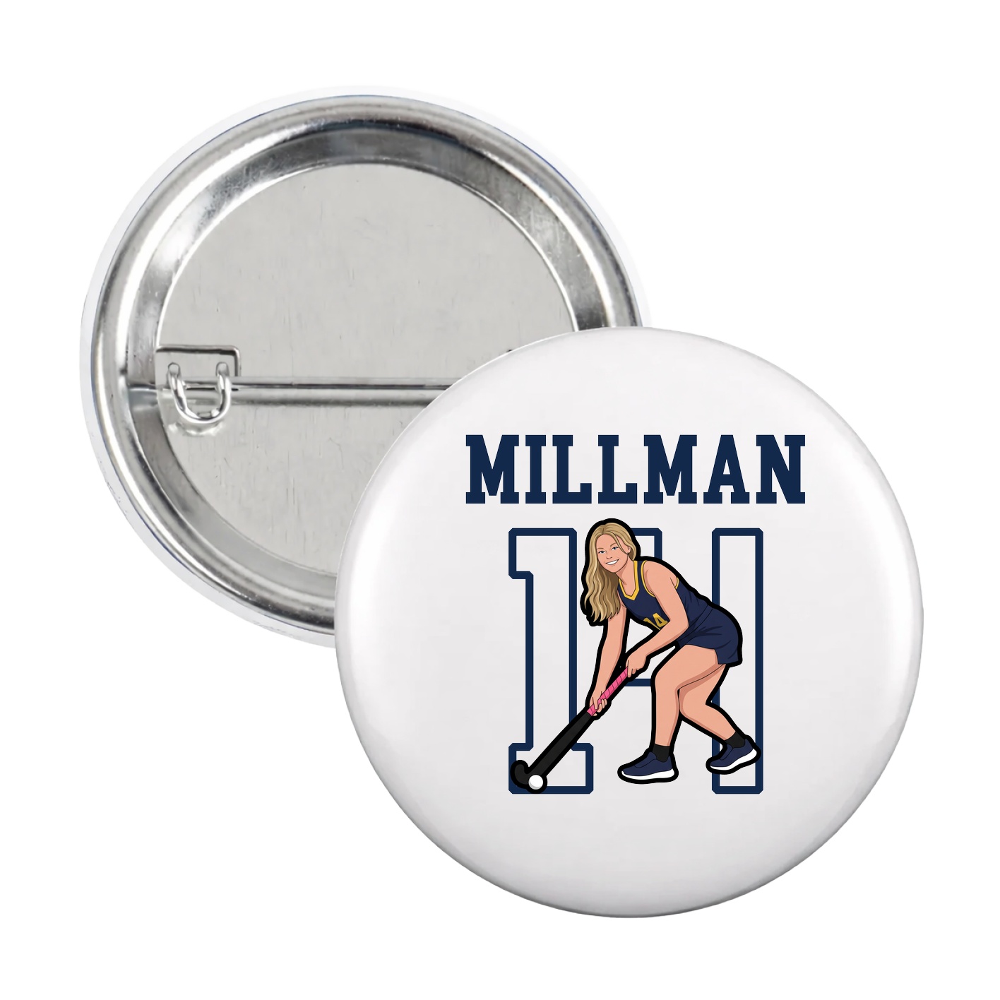 Game Day Button — Shirsey in White
