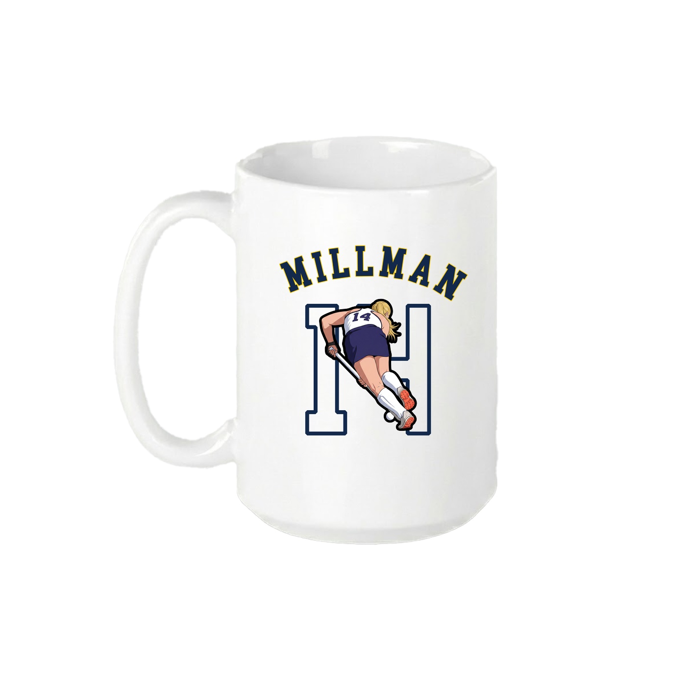 15oz Coffee Mug — Shirsey Arch in White