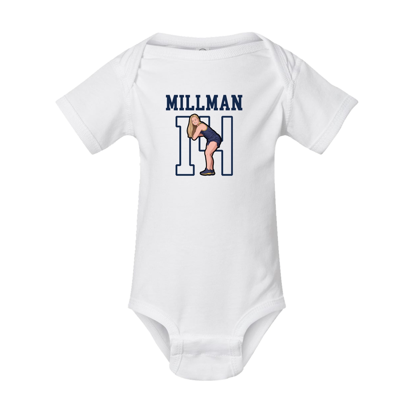 Baby Onesie — Shirsey in White