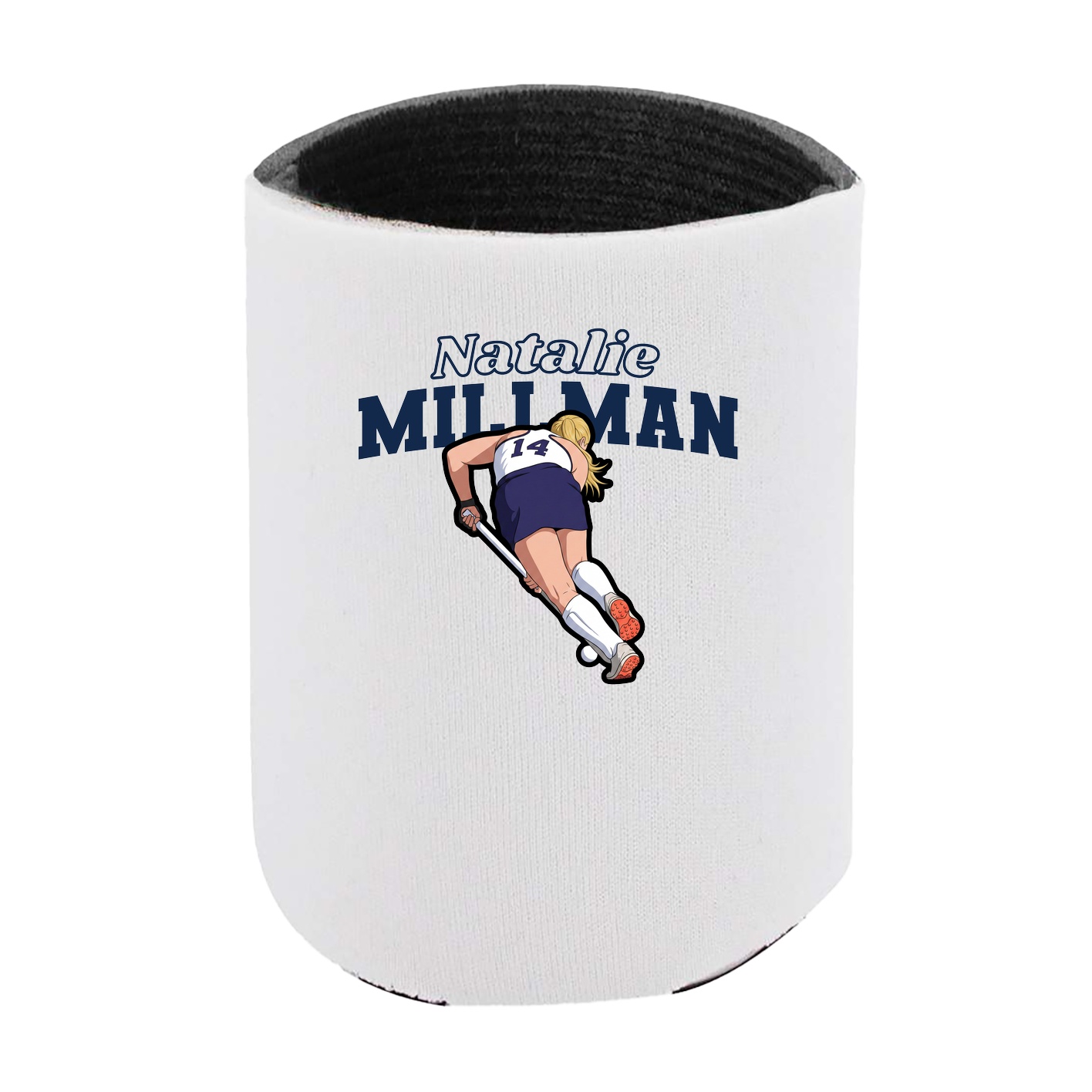 Can Holder — Name Arch in White