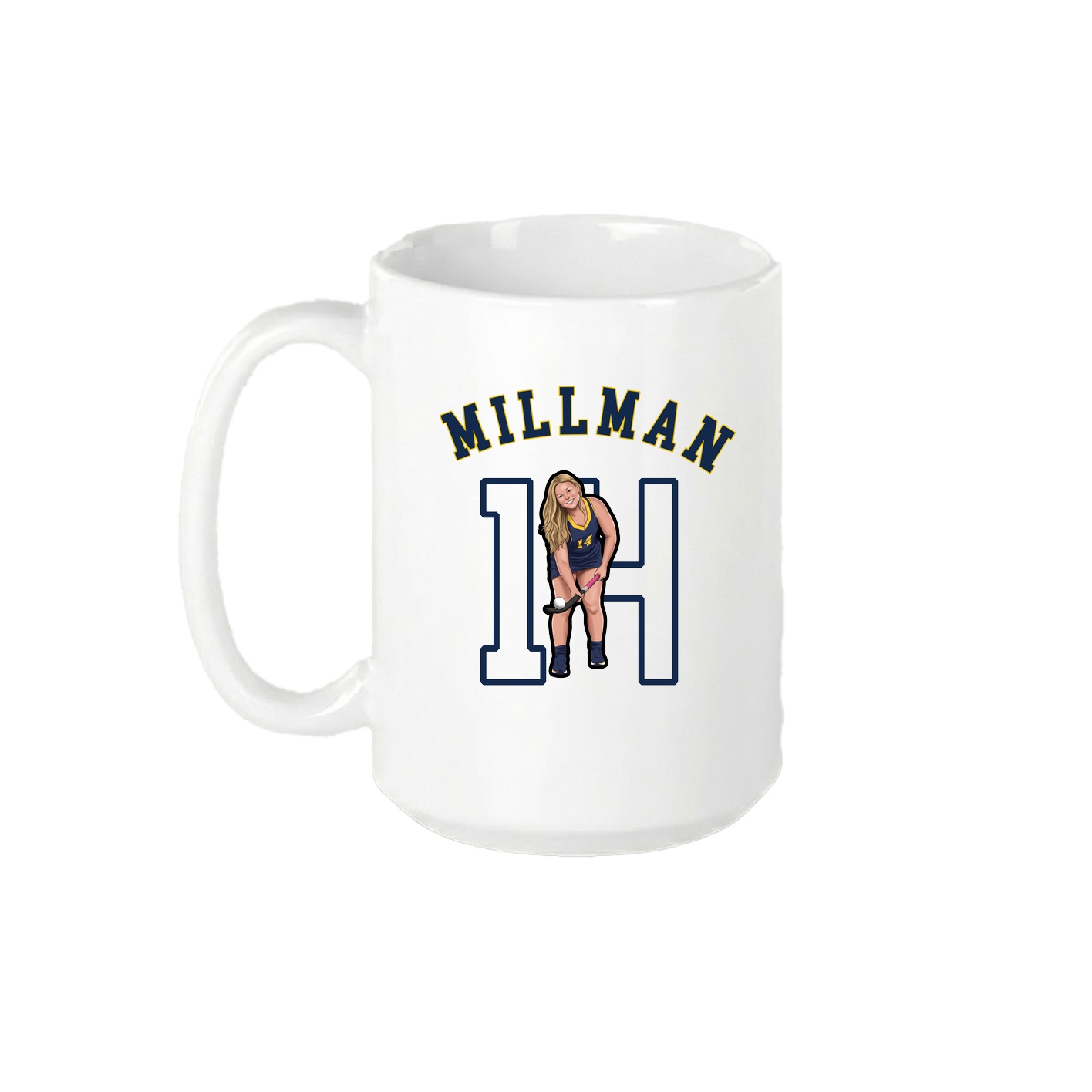 15oz Coffee Mug — Shirsey Arch in White