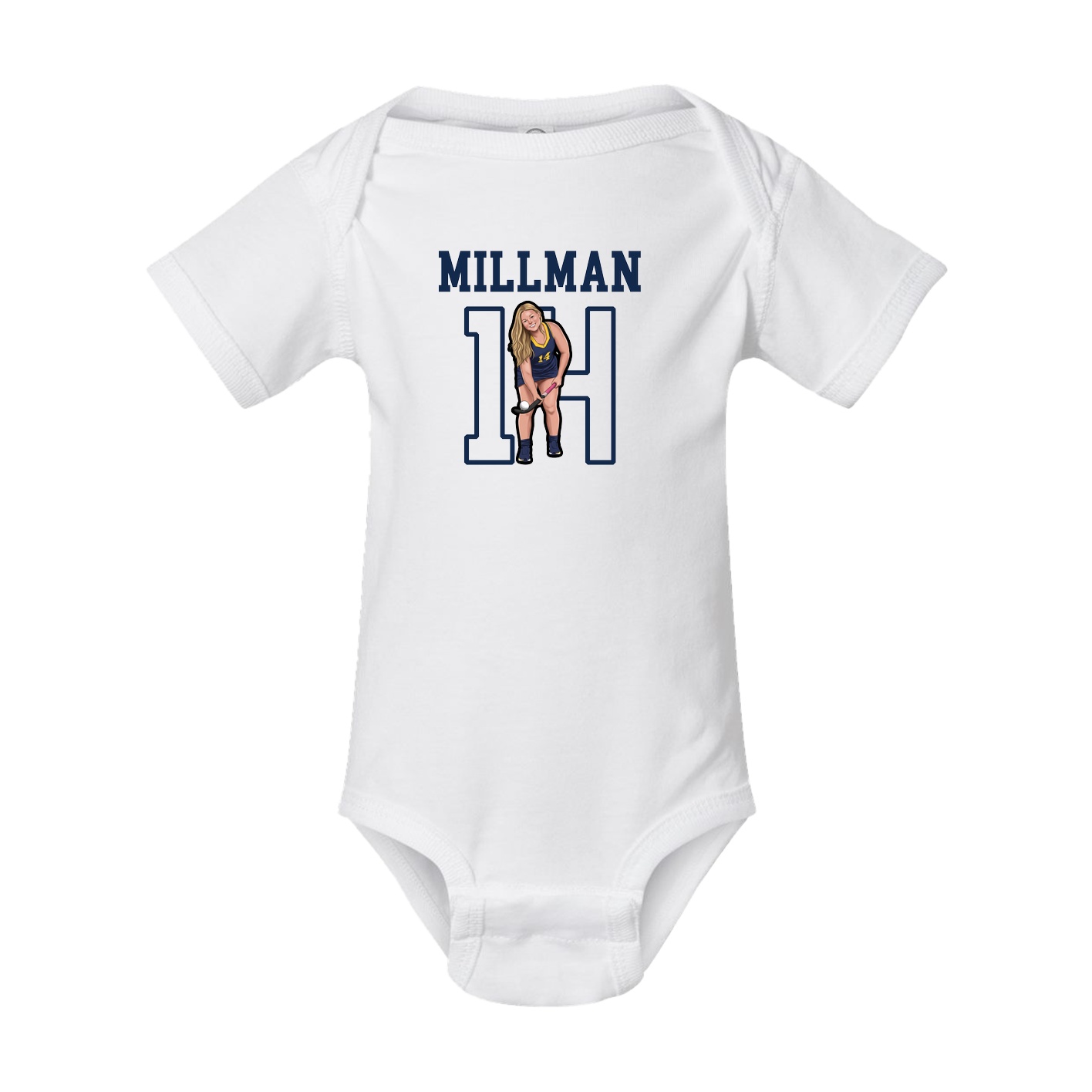 Baby Onesie — Shirsey in White