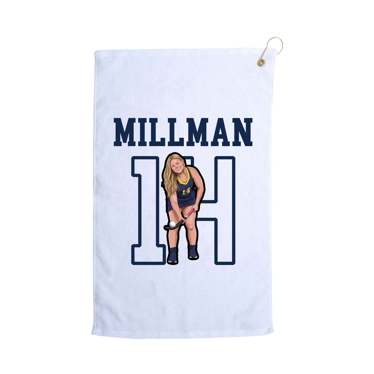 Golf Towel — Shirsey in White