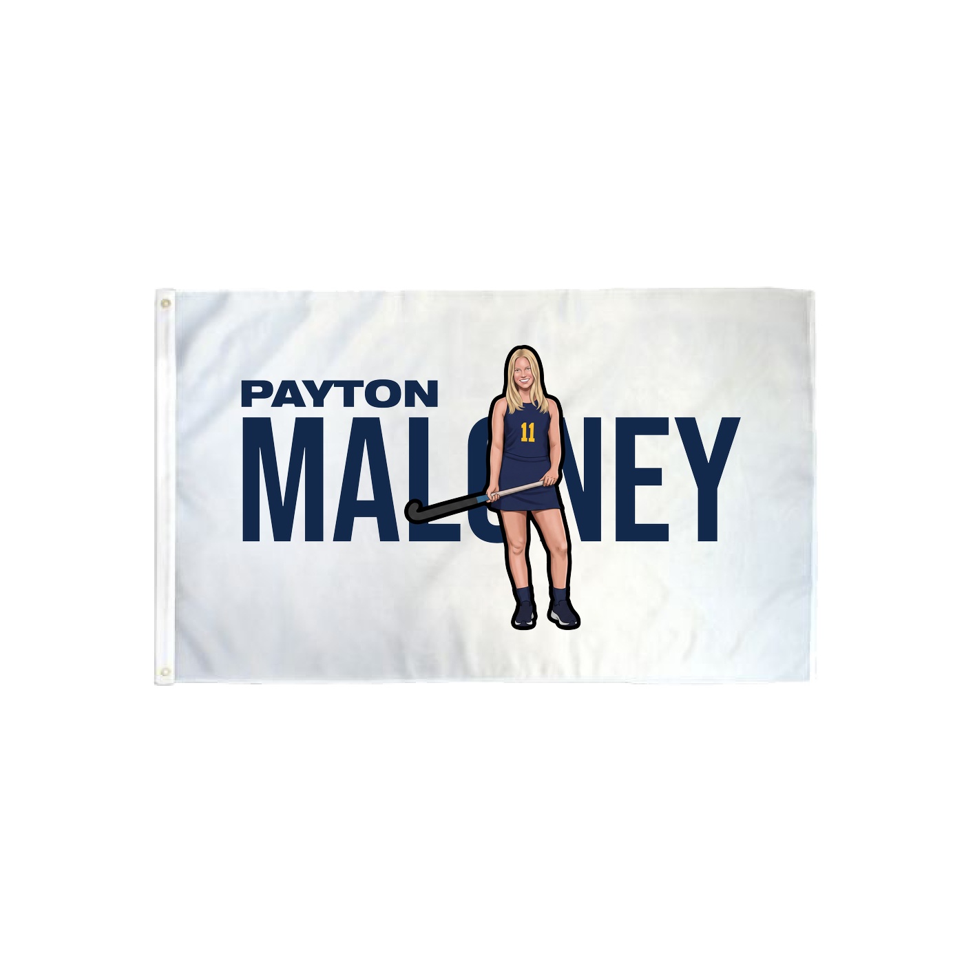 3x5 Flag — Player Name in Classic