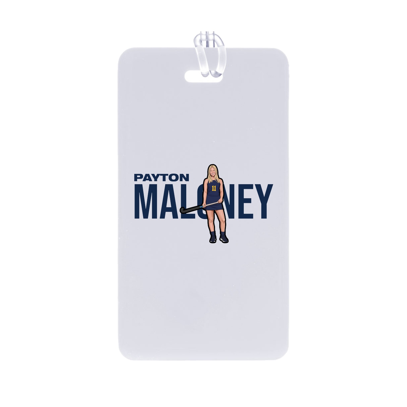 Bag Tag — Player Name in Classic