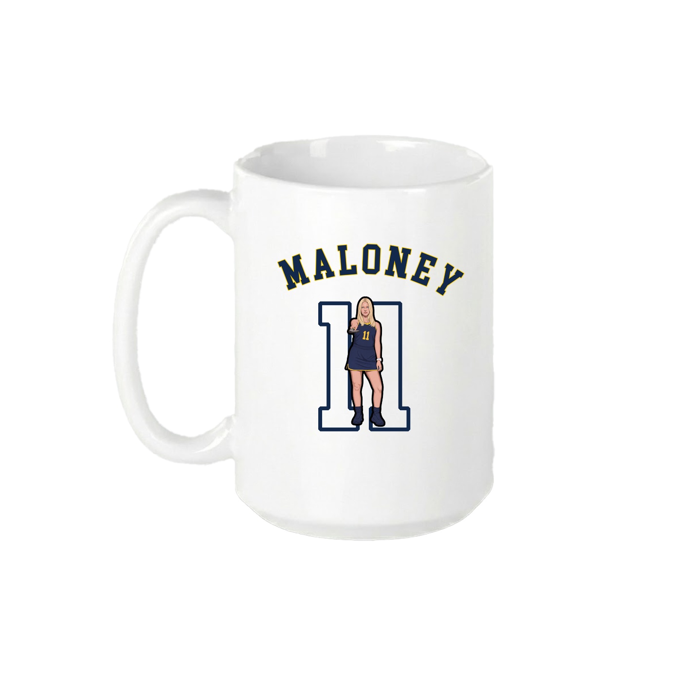 15oz Coffee Mug — Shirsey Arch in White