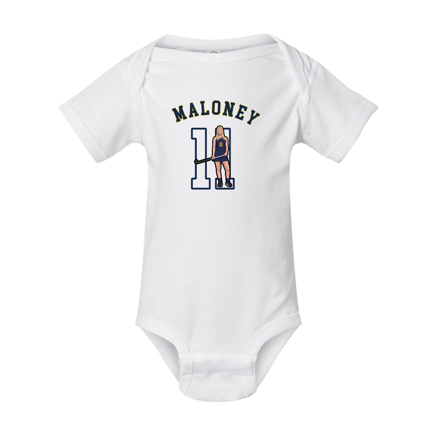 Baby Onesie — Shirsey Arch in White